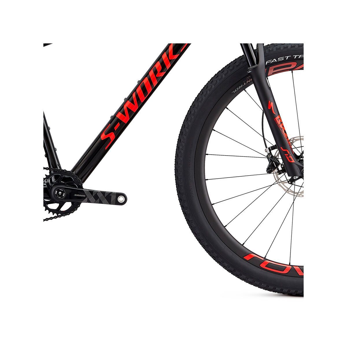 Specialized S-Works Epic HT, gloss carbon/rocket red - Bild 5