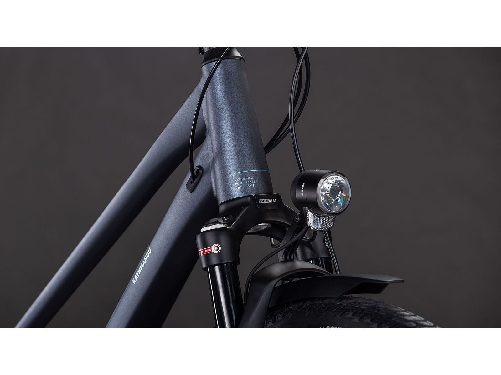 Cube Kathmandu EXC Trapeze, metallicgrey´n´chrome - Bild 7