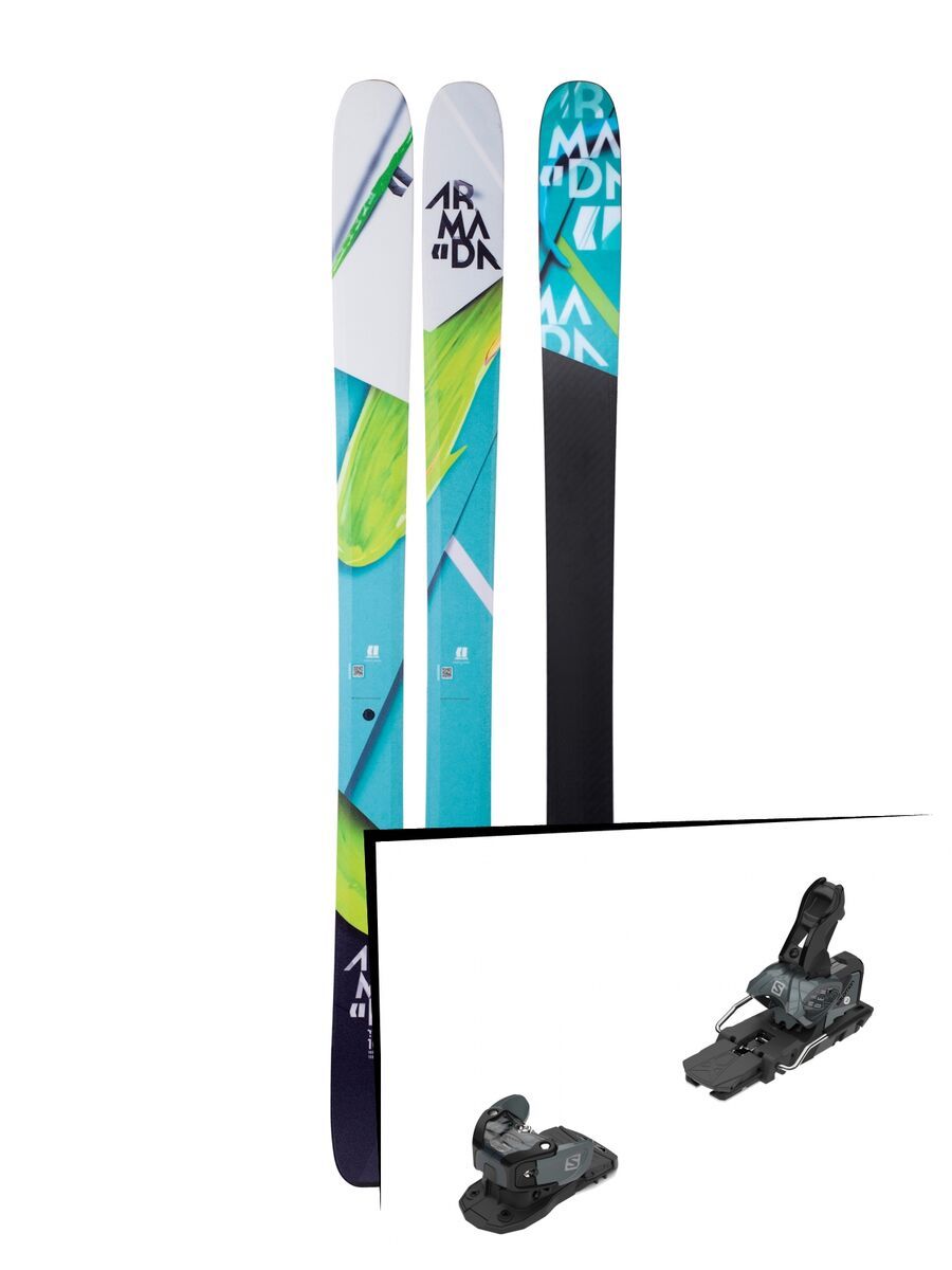 Set: Armada Trace 108 2018 + Salomon Warden MNC 13 black/grey - Bild 1