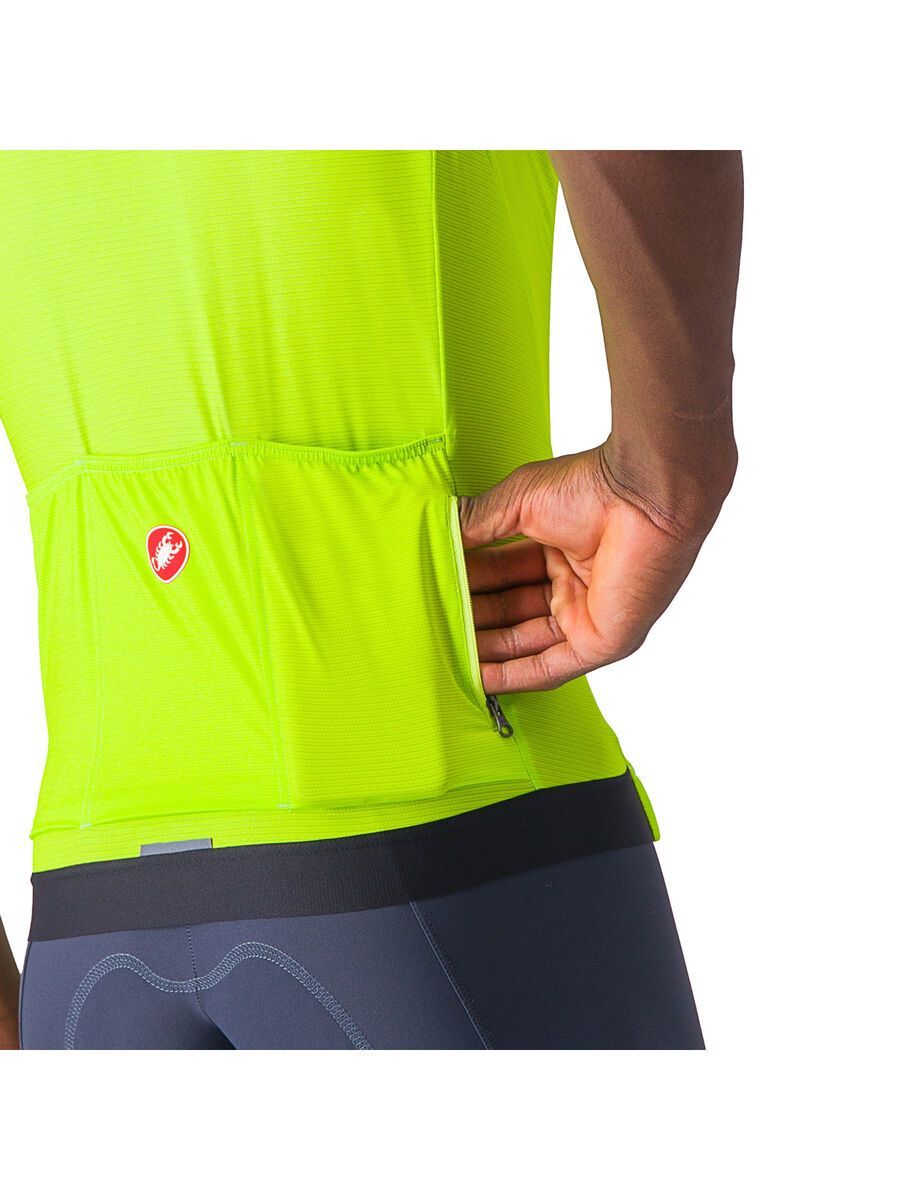 Castelli Espresso Jersey, electric lime/deep green - Bild 7