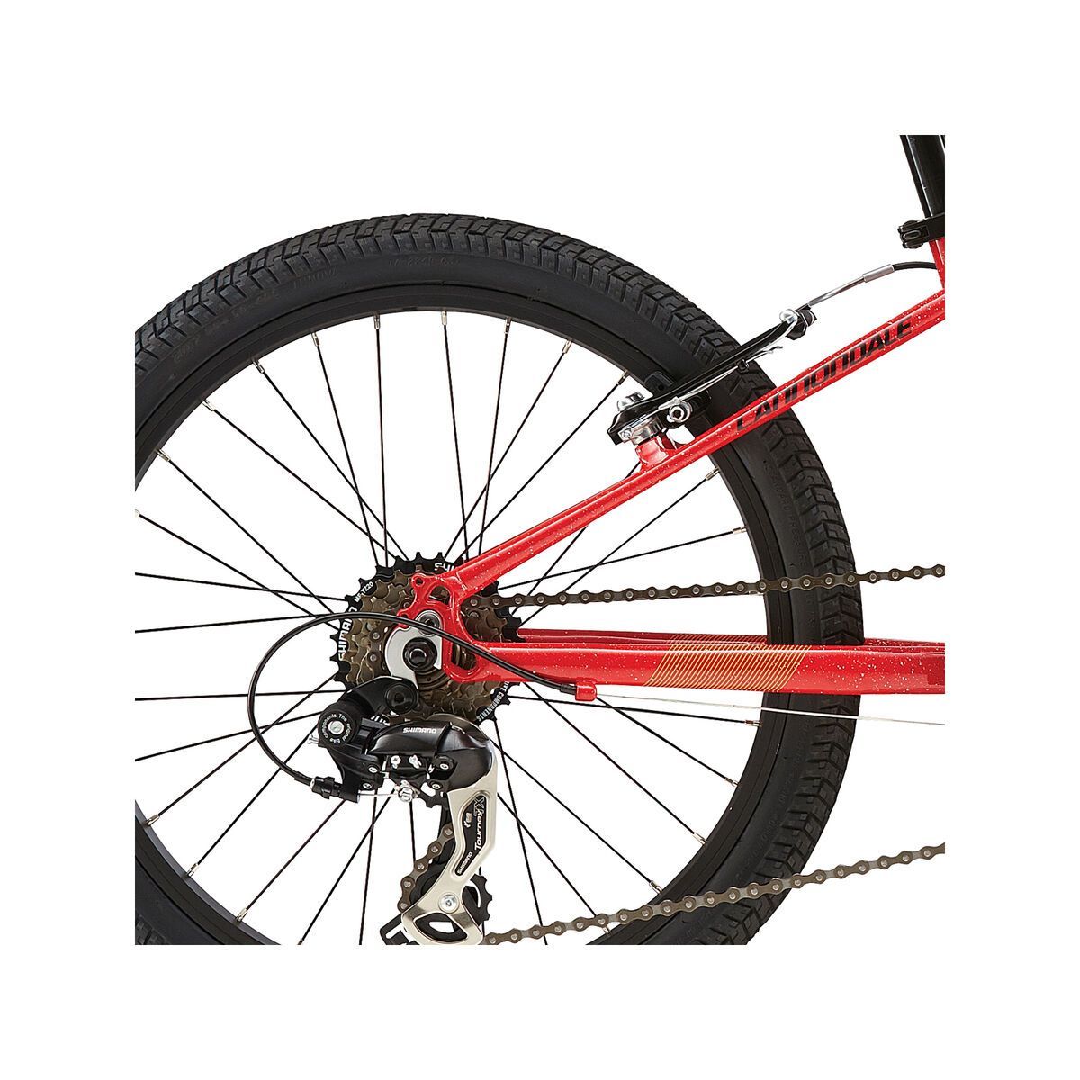 Cannondale Trail 20 Boys, race red w/ jet black and electric summer, gloss - Bild 4