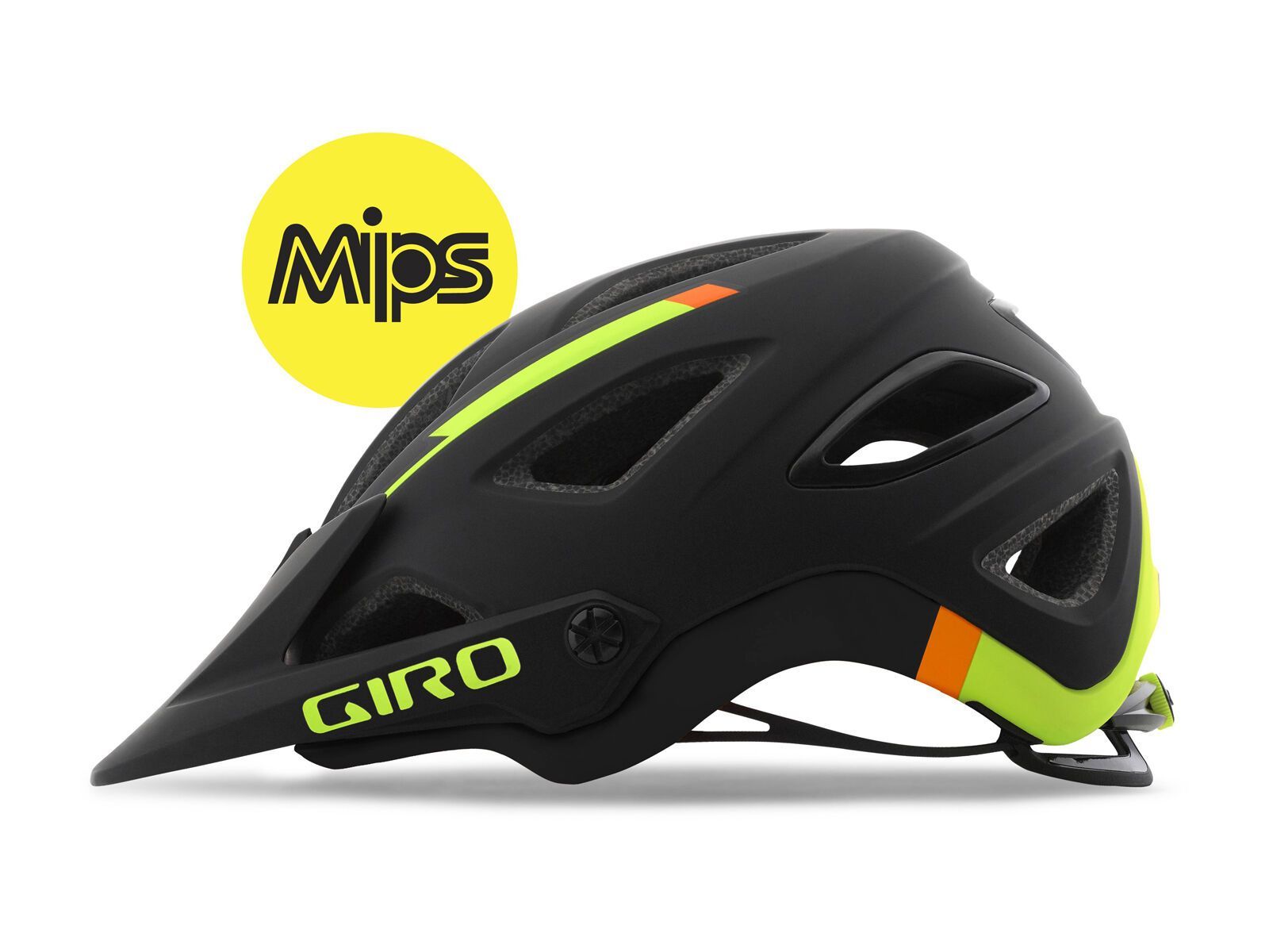 Giro Montaro MIPS, black lime flame - Bild 2