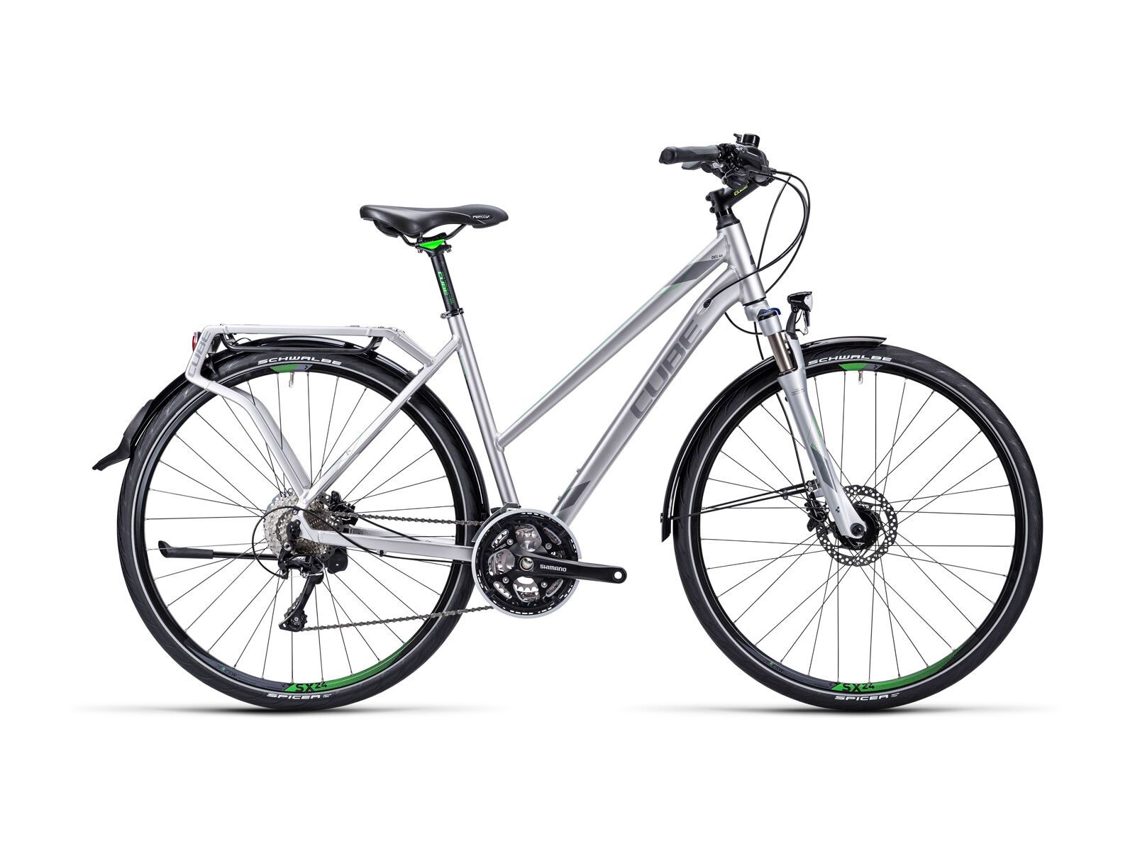 Cube Delhi Pro Trapeze, silver anthrazit green - Bild 1