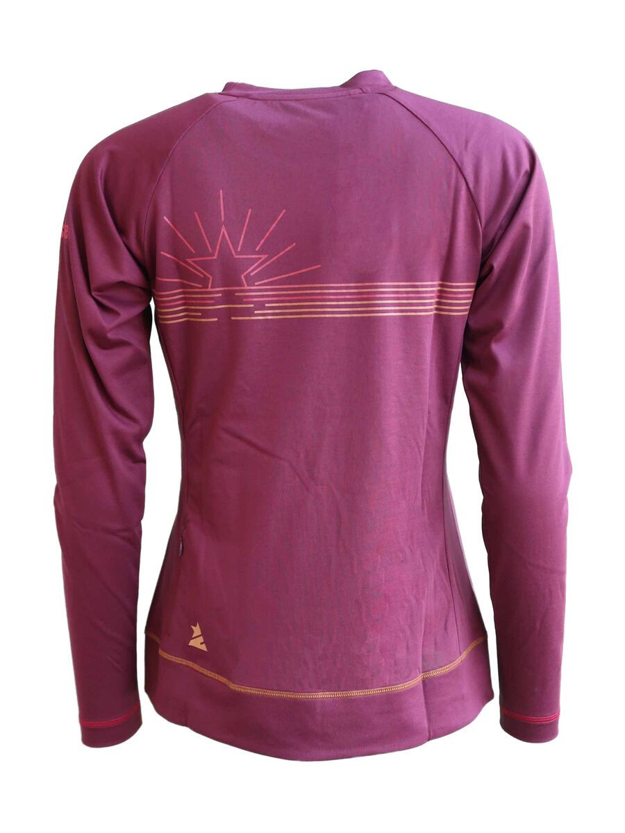 Zimtstern PureFlowz Eco Shirt LS Wmns, windsor wine - Bild 2