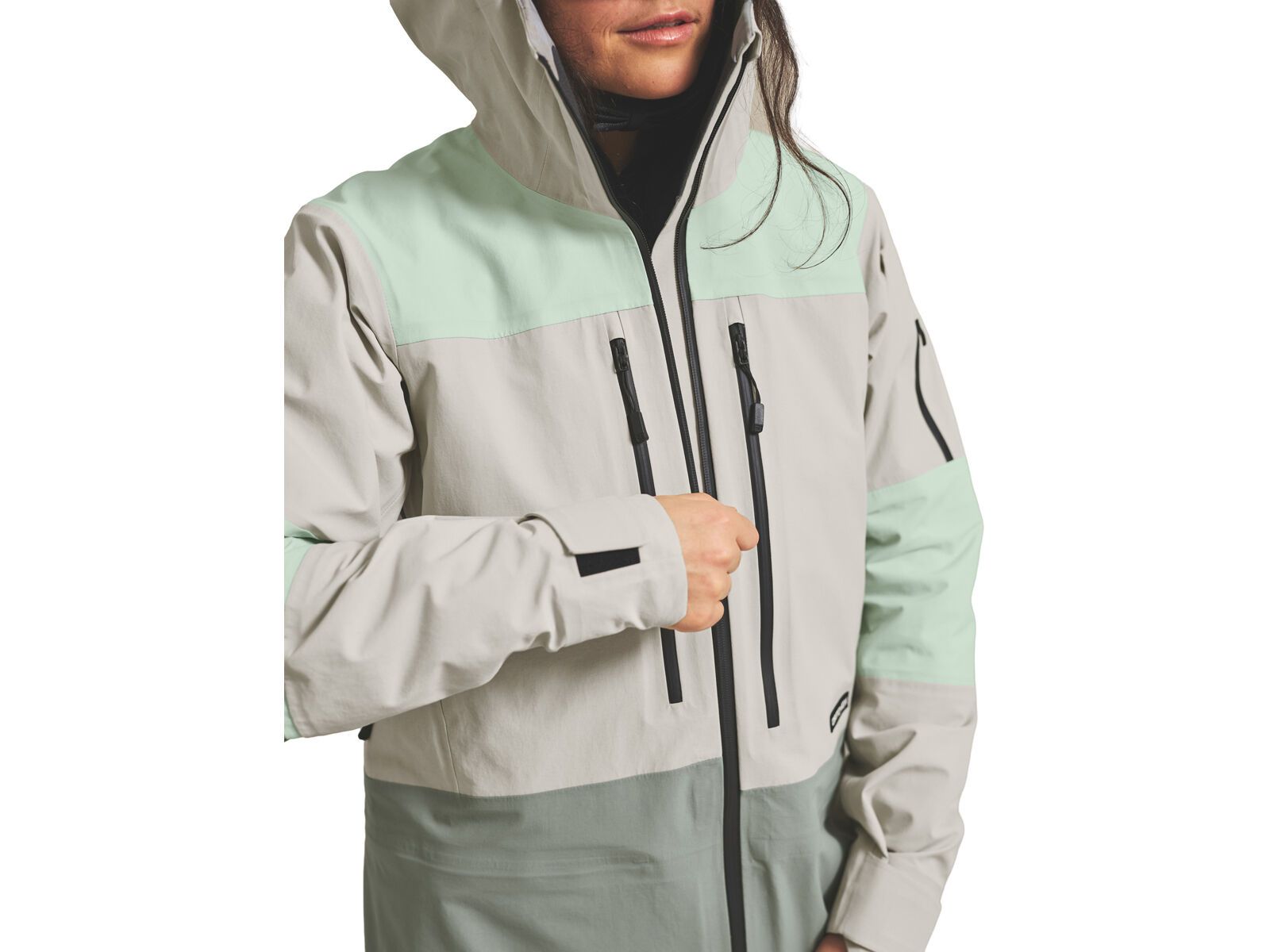 Ortovox Ravine Free 3L Jacket W, glacier grey - Bild 5