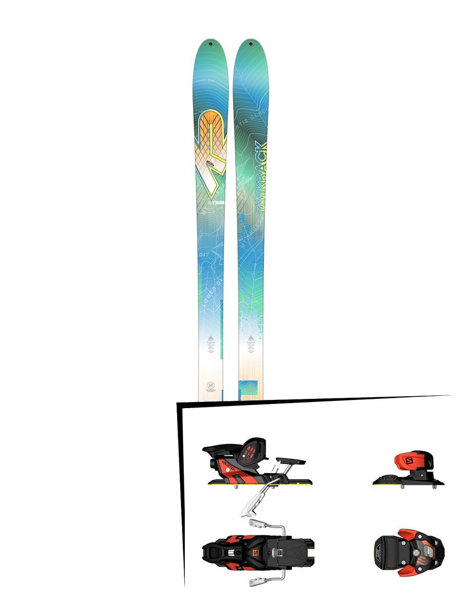 K2 SKI Set: Talkback 82 ECOre 2016 + Salomon Warden MNC 13 - Bild 1