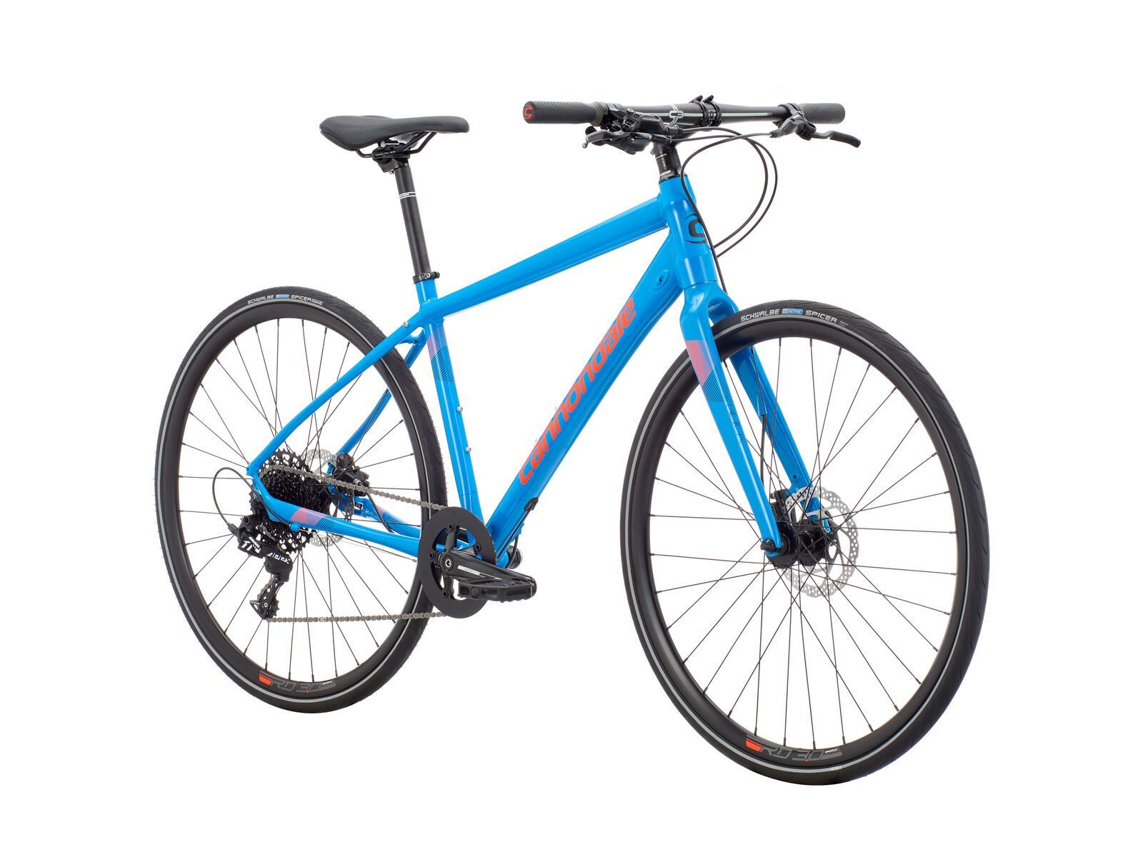 Cannondale Quick 2 Disc, ultra blue w / jet black, acid red, reflective detail - gloss (BLU) - Bild 2