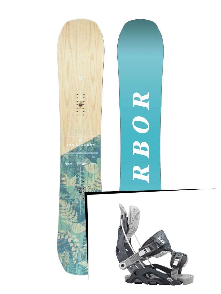 Set: Arbor Swoon Camber 2017 + Flow Omni (1513199S) - Bild 1