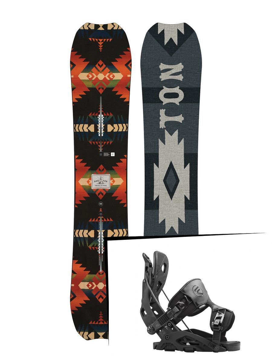 Set: Burton Trick Pony 2017 + Flow Fuse (1513139S) - Bild 1