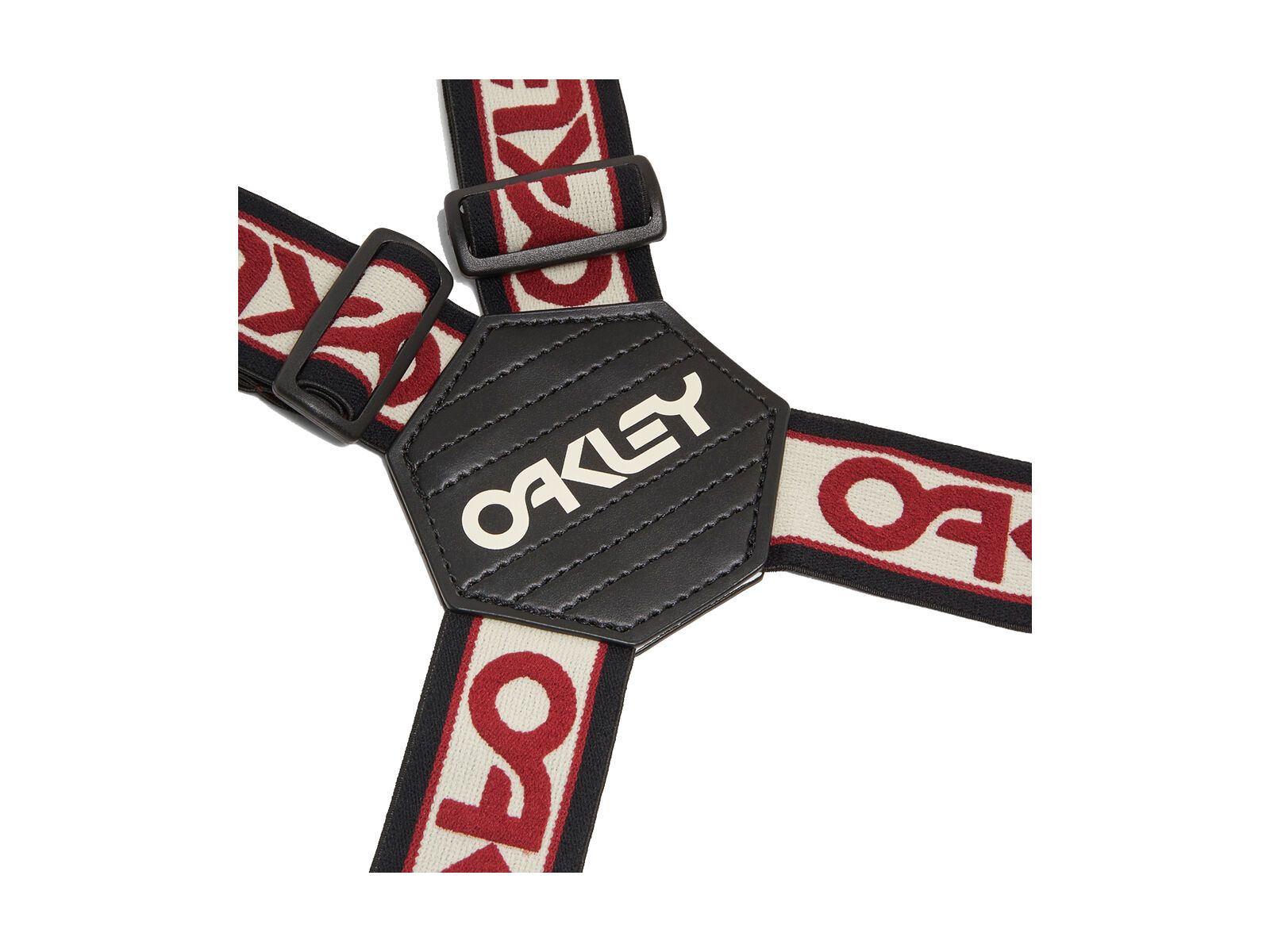 Oakley Factory Suspenders, arctic white/iron red - Bild 2