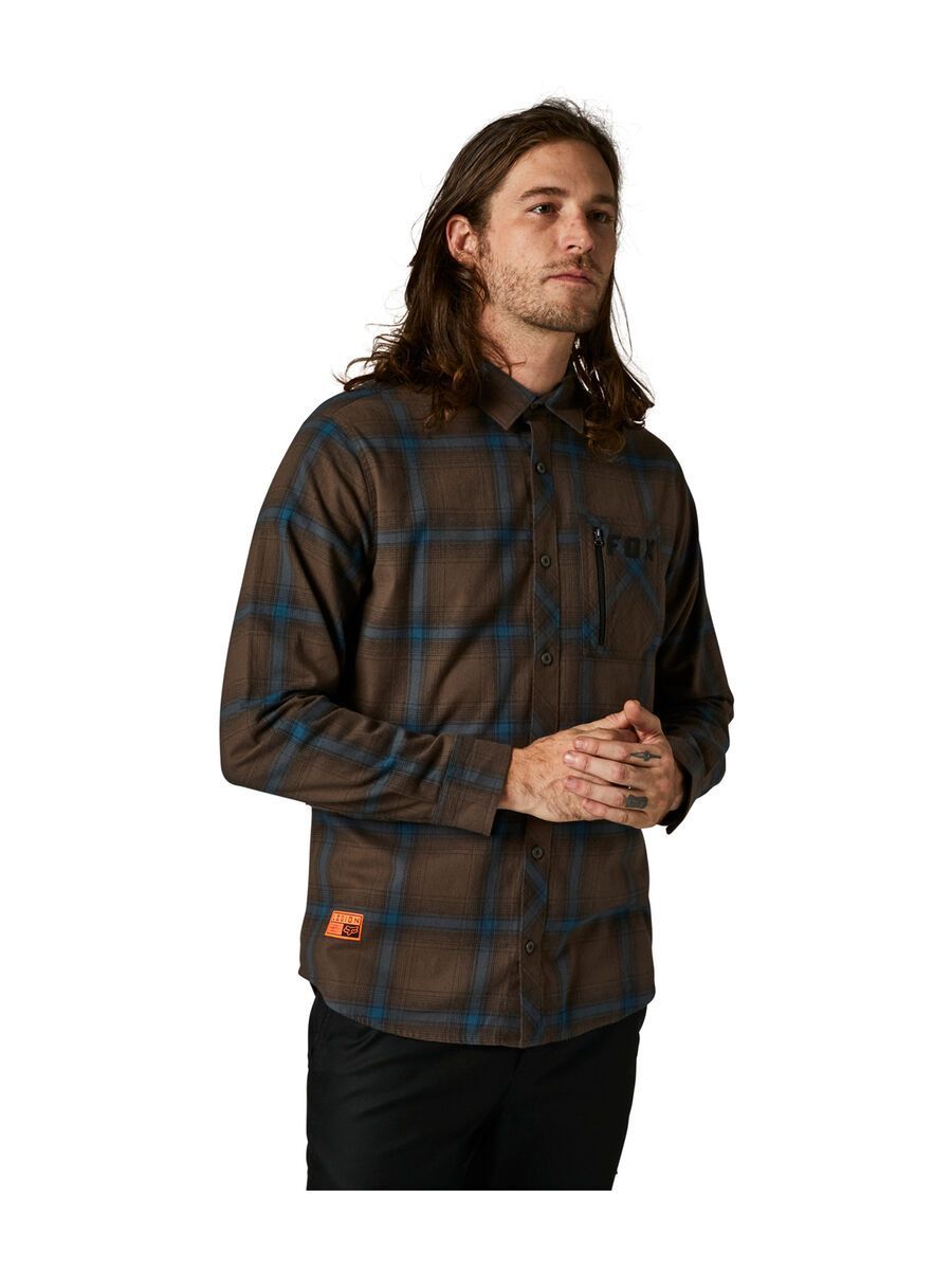 Fox Gamut Stretch Flannel, dirt - Bild 1