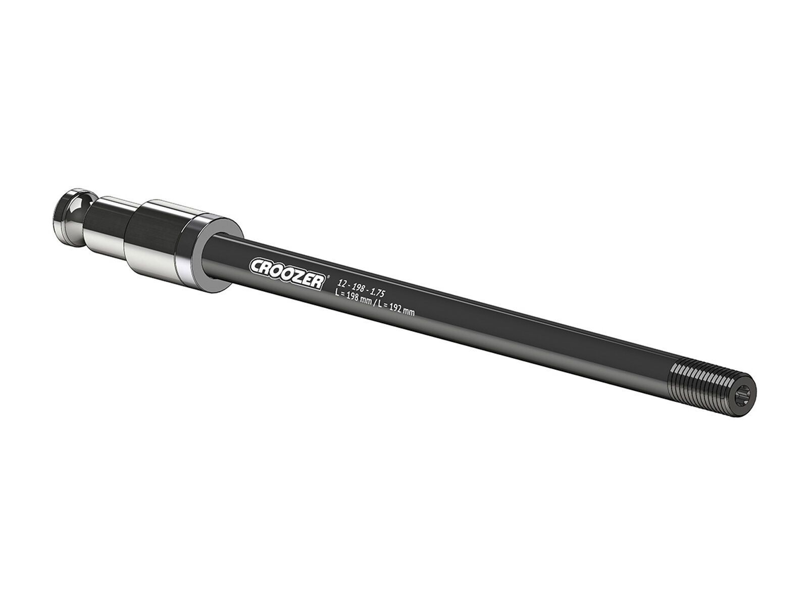 Croozer Steckachskupplung XL - 12x142/148 (192/198 mm, 1.75), black - Bild 1