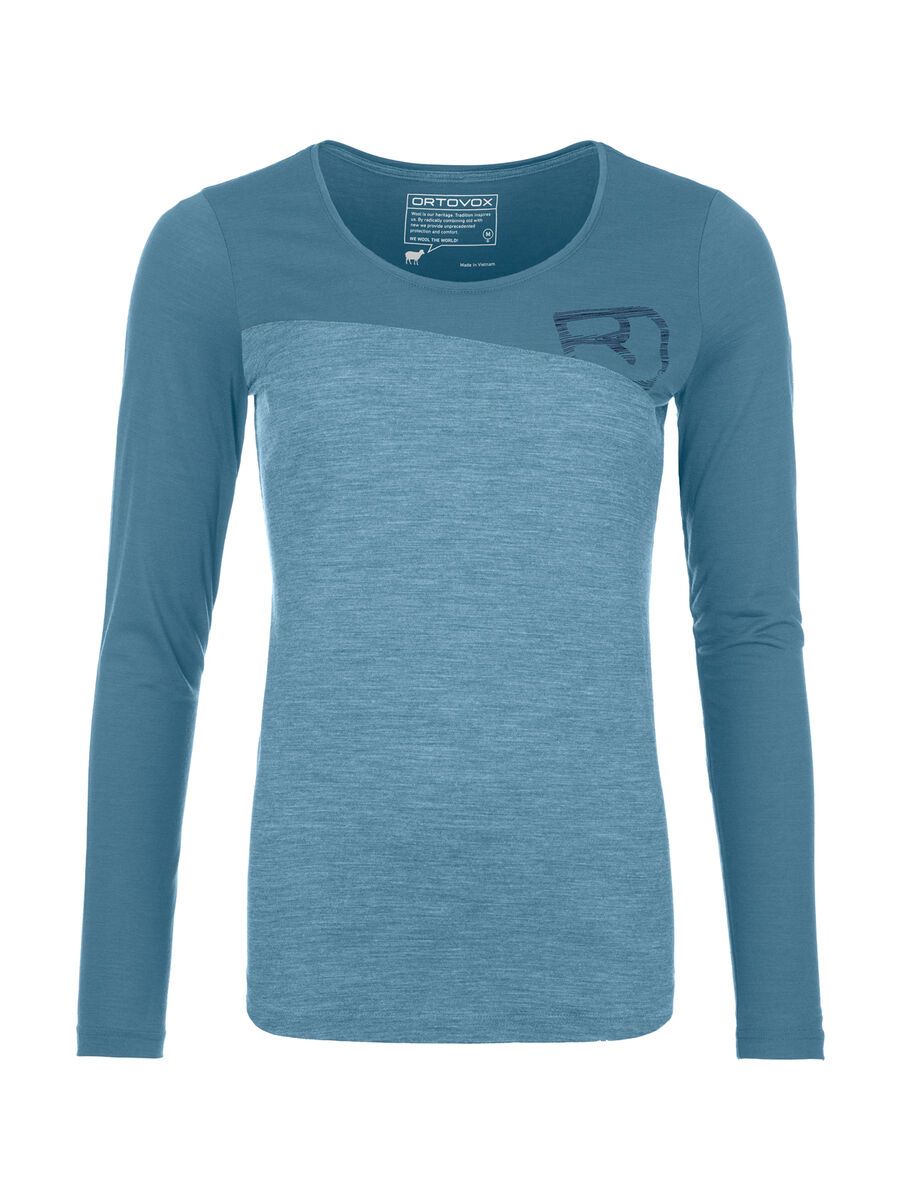Ortovox 150 Merino Cool Logo LS W, light blue - Bild 1