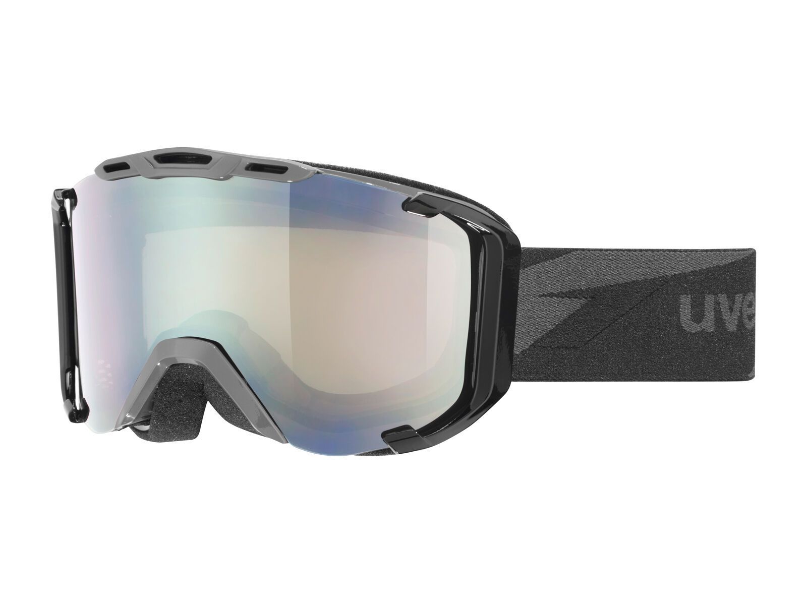 uvex snowstrike VLM, darkgrey/Lens: litemirror silver - Bild 1
