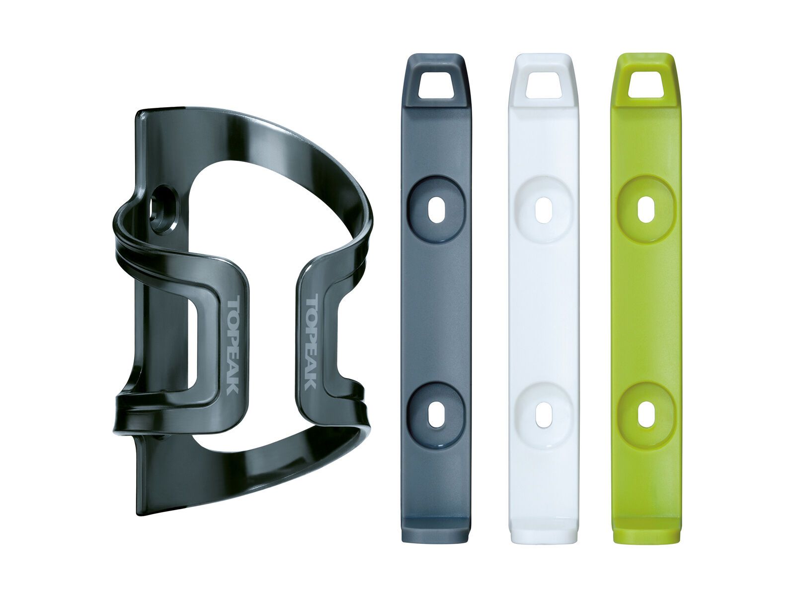 Topeak DualSide Cage EX, grey/white/green - Bild 1