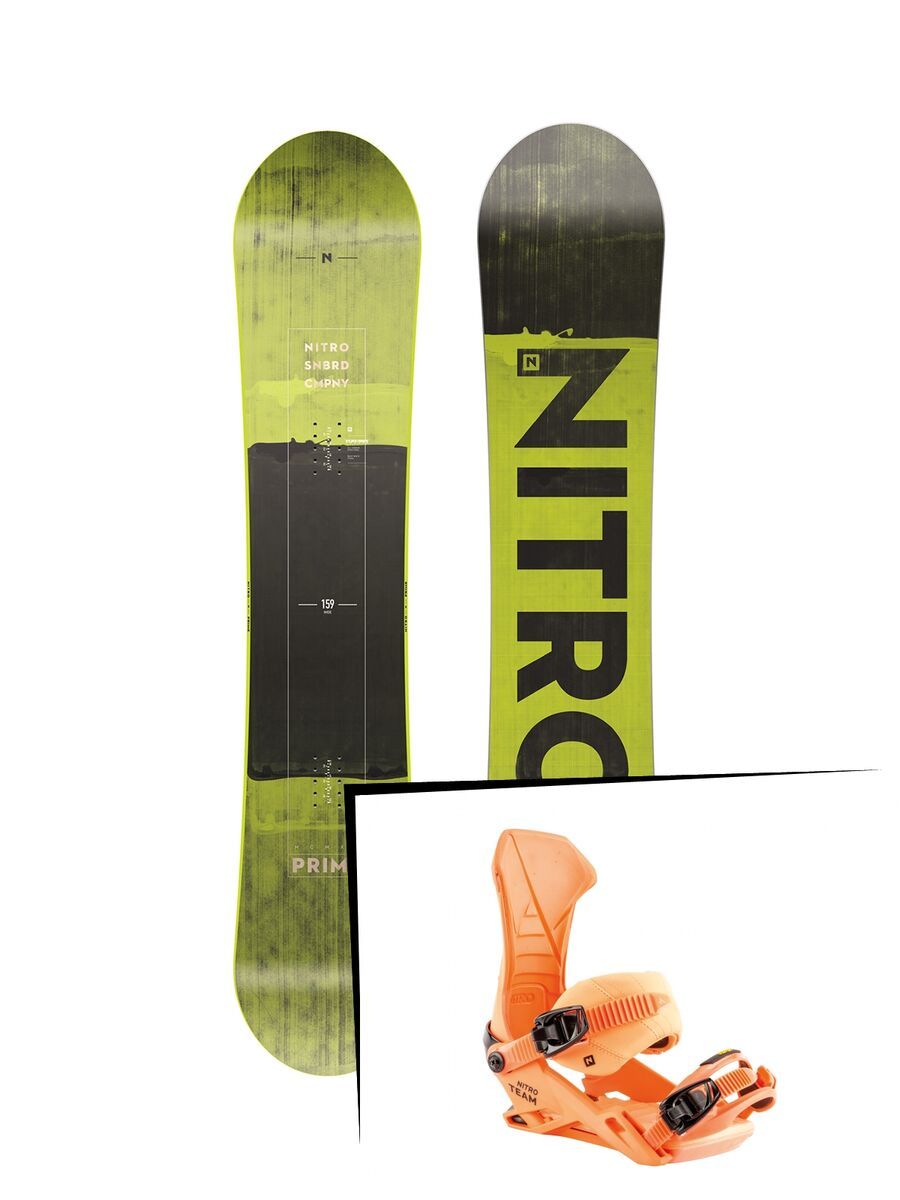 Set: Nitro Prime Toxic Wide 2019 + Nitro Team muted brights series orange - Bild 1