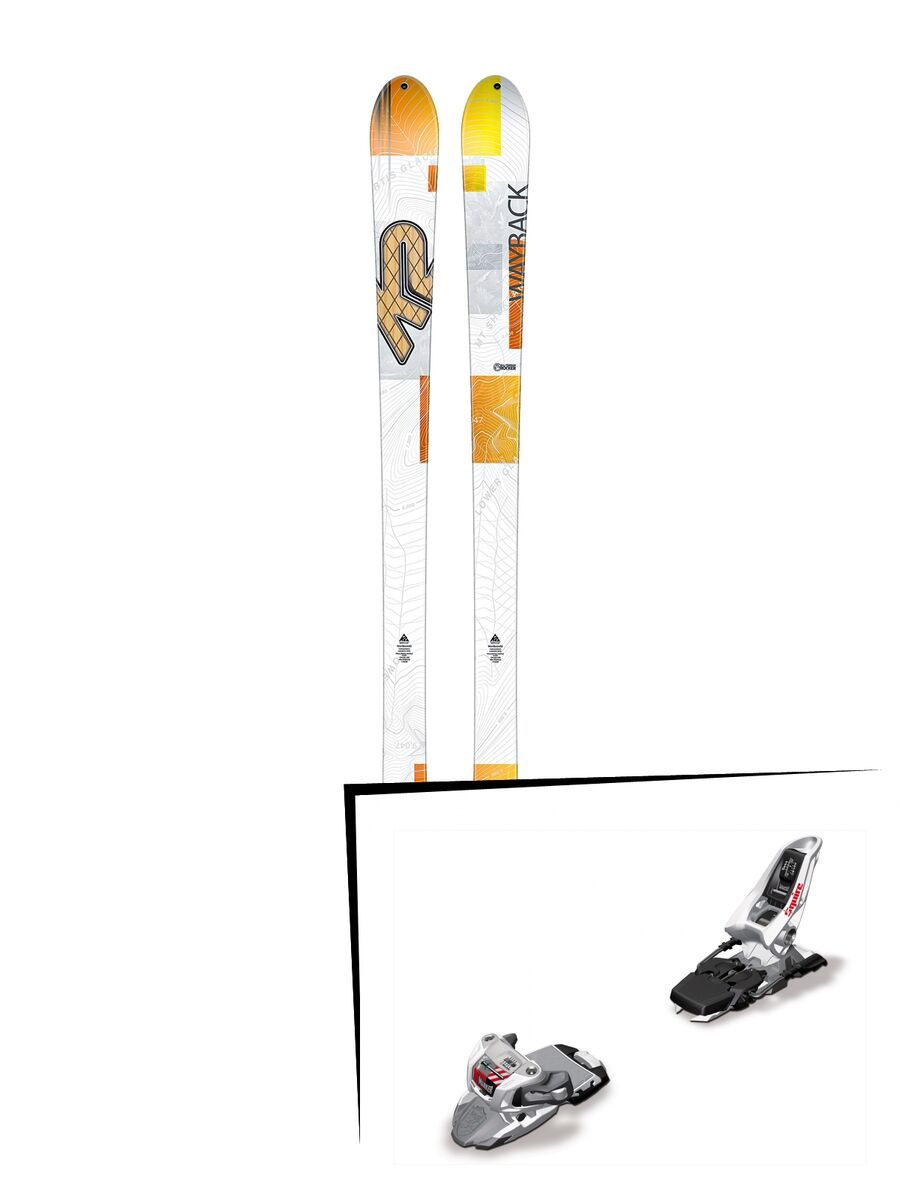 K2 SKI Set: Wayback 82 2016 + Marker Squire 11 - Bild 1