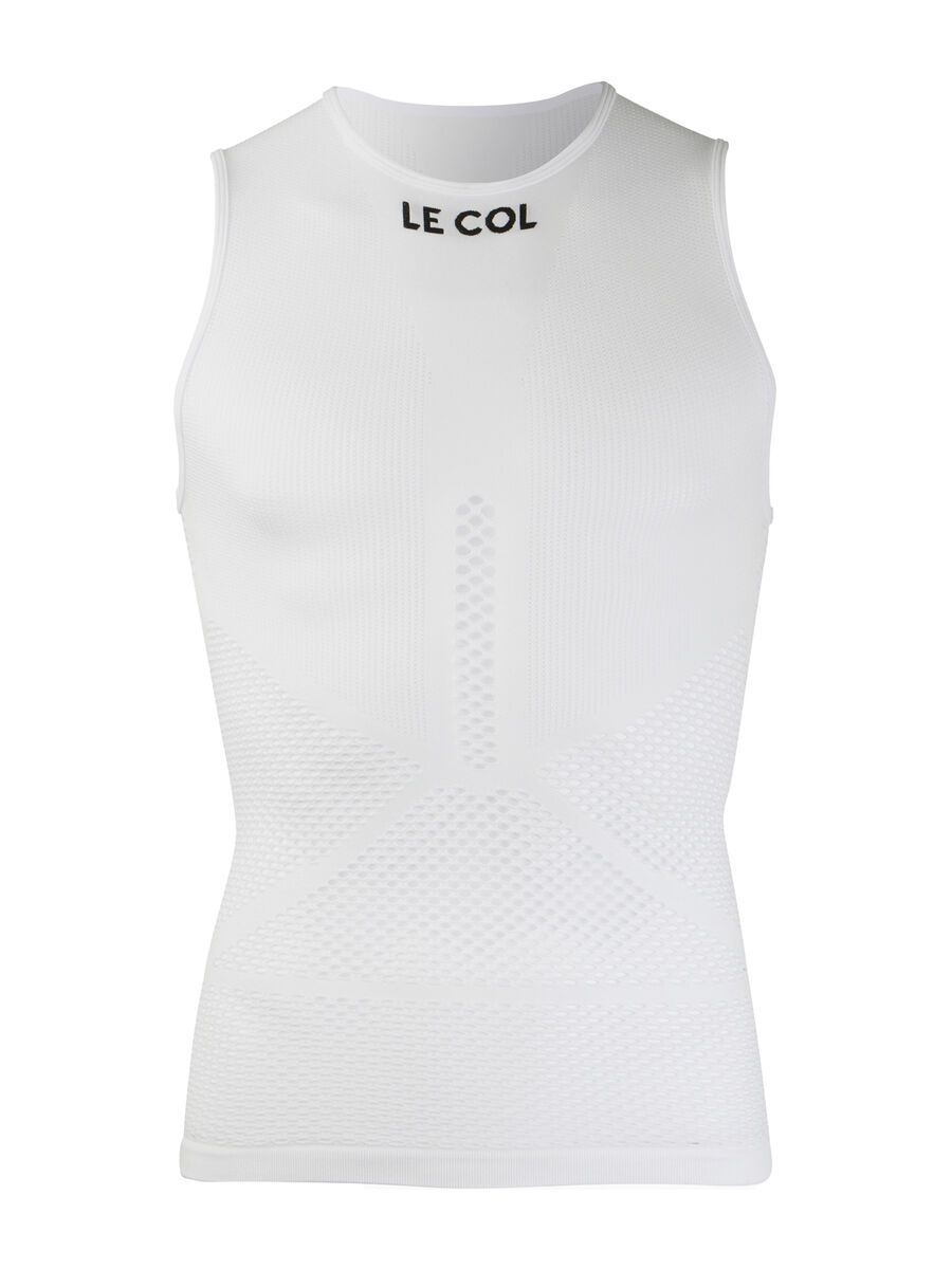 Le Col Unisex Pro Mesh Sleeveless Base Layer, white - Bild 1