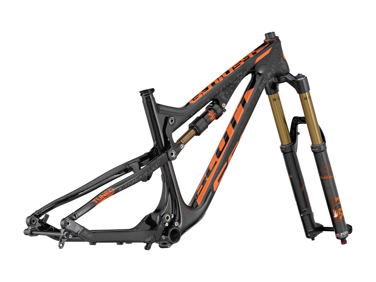 Scott Genius LT 700 Tuned Plus Rahmenset, black/orange - Bild 1