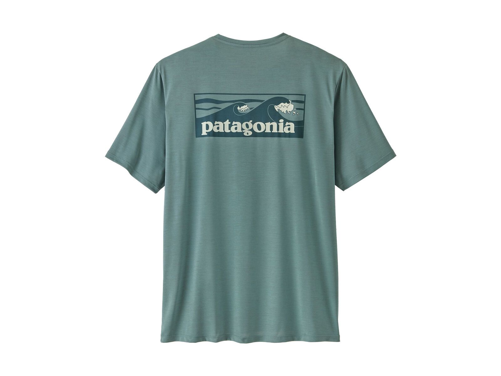 Patagonia Men's Cap Cool Daily Shirt - Boardshort Logo, blue sage/light blue sage x-dye - Bild 2