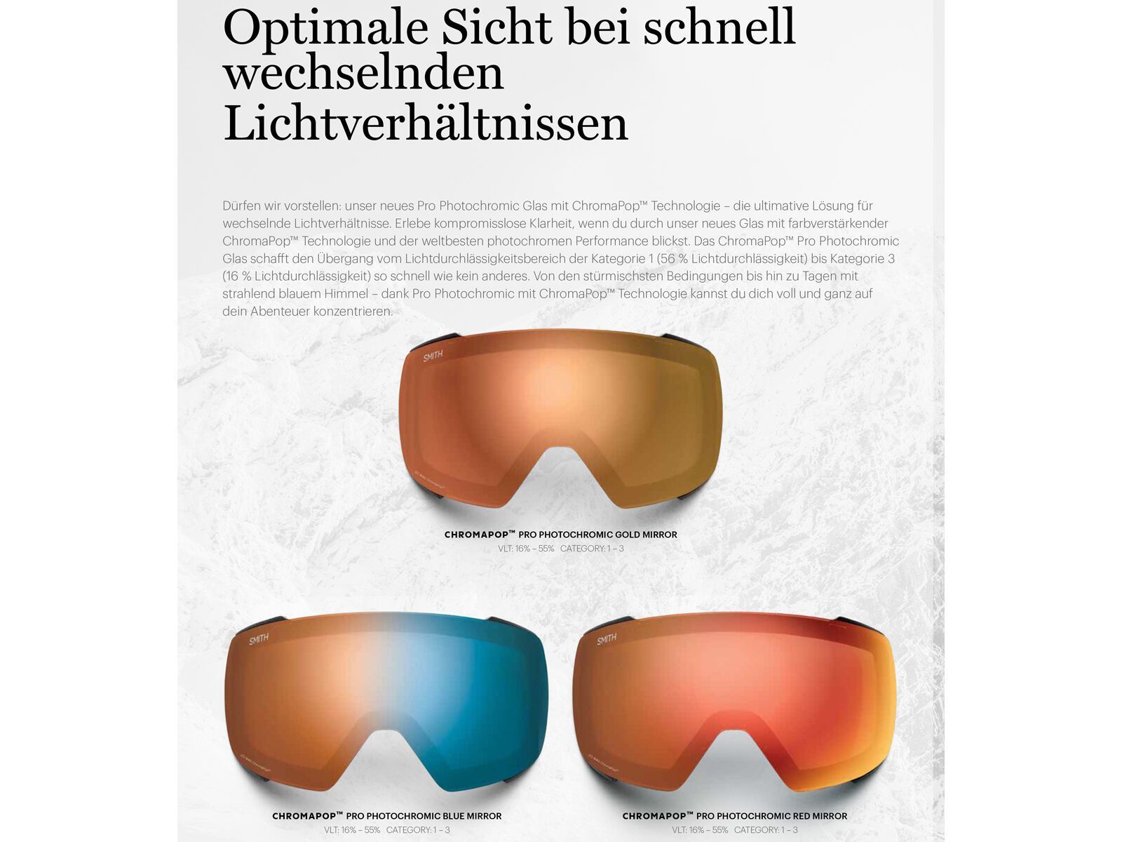 Smith Squad, ChromaPop Pro Photochromic Blue Mirror / black - Bild 8