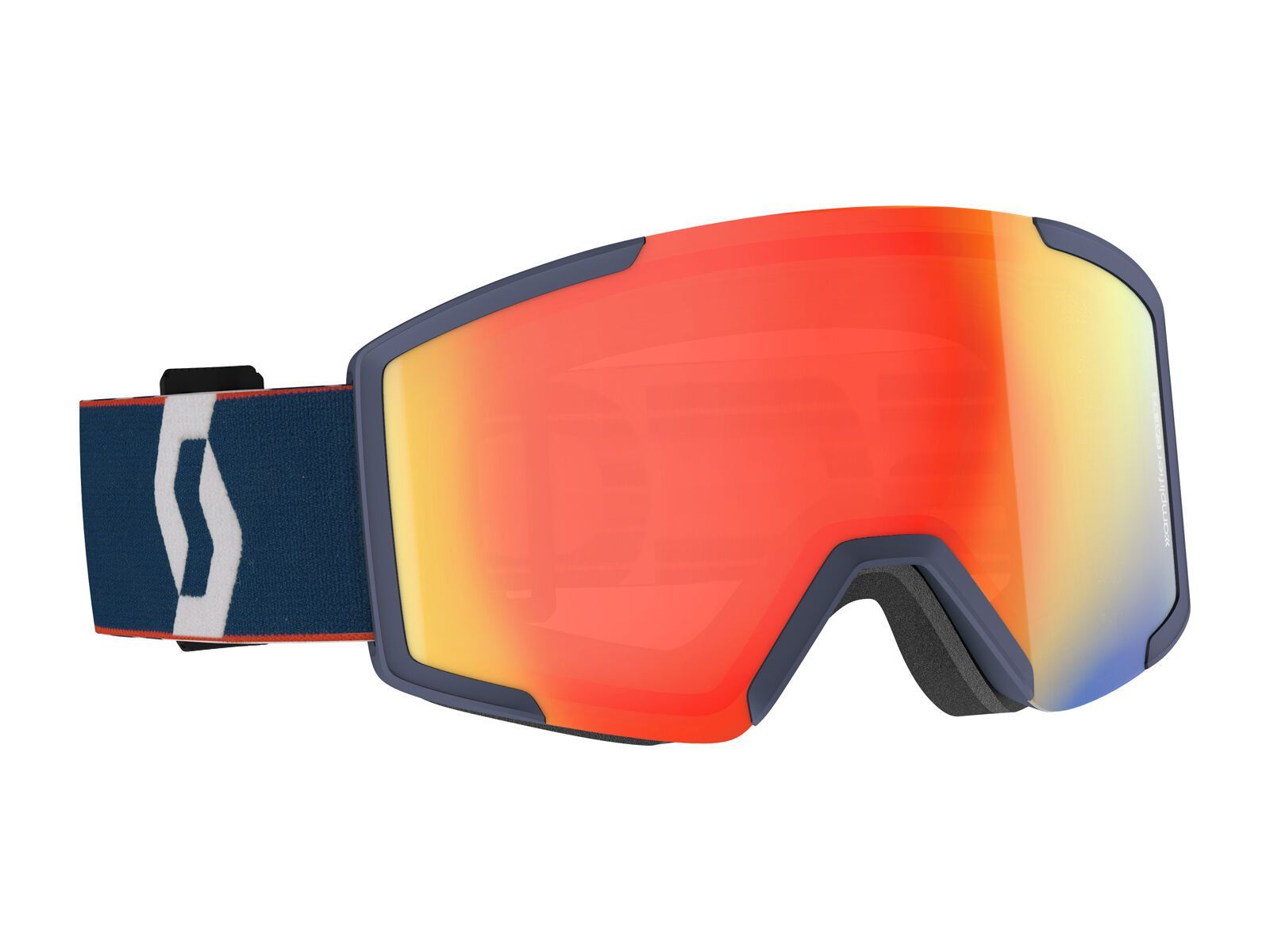 Scott Shield - Enhancer Red Chrome, retro blue/red - Bild 1