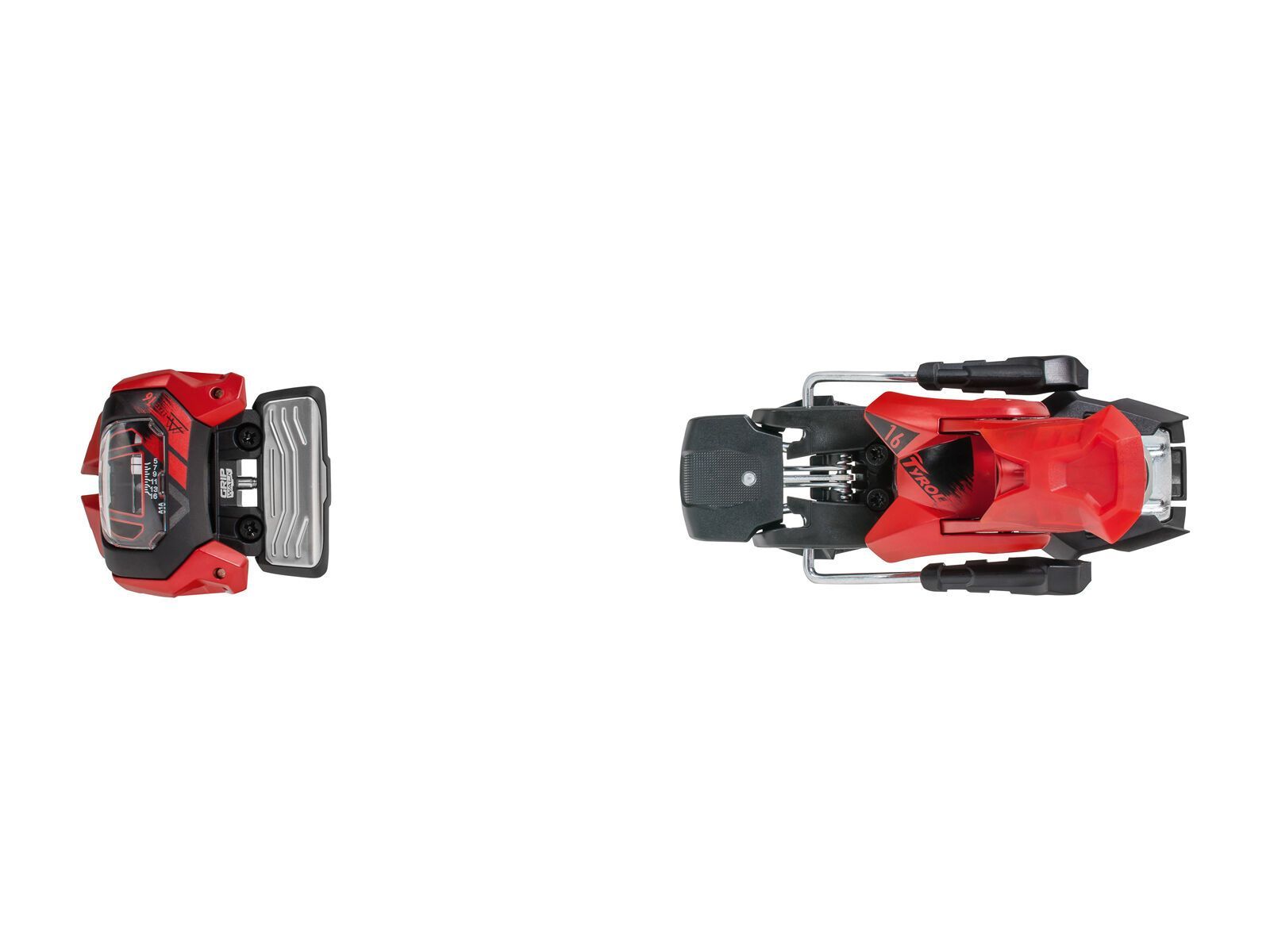 Tyrolia Attack² 16 GW ohne Bremse, red - Bild 2