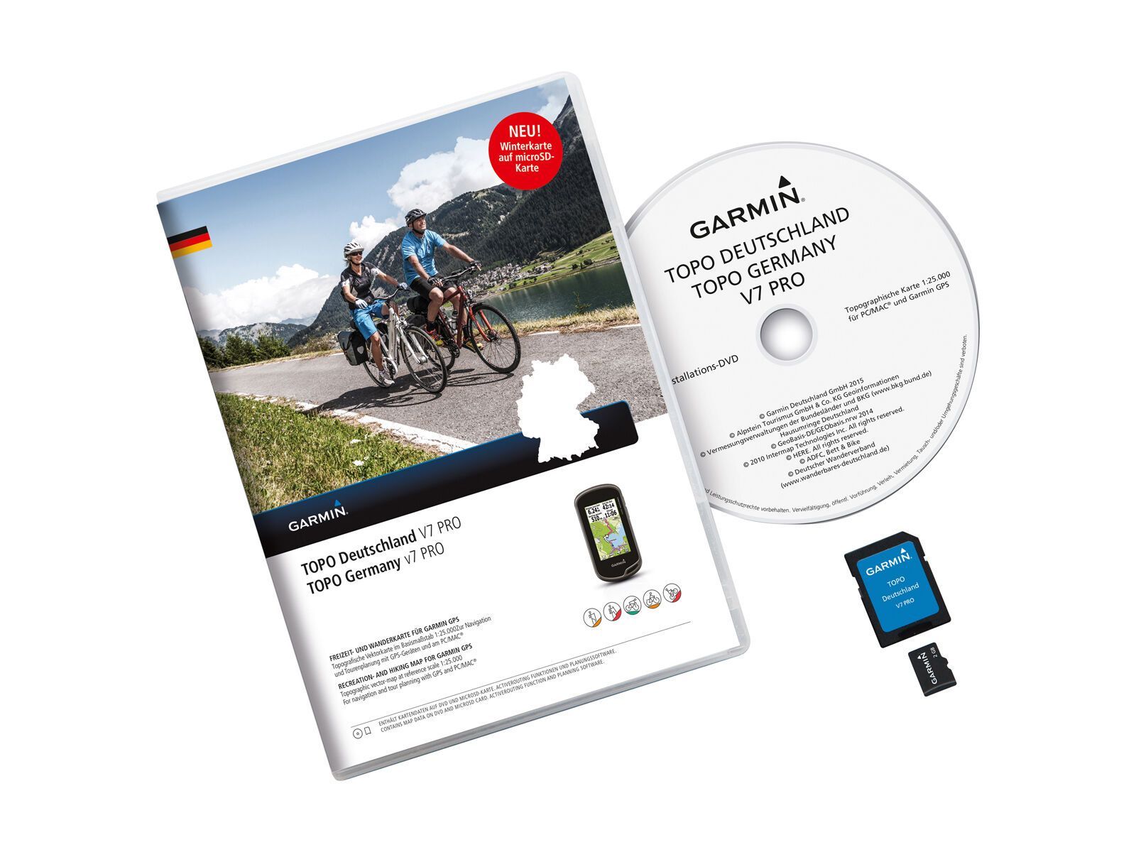 Garmin Topo Deutschland V7 Pro Gesamt (DVD/microSD) - Bild 1