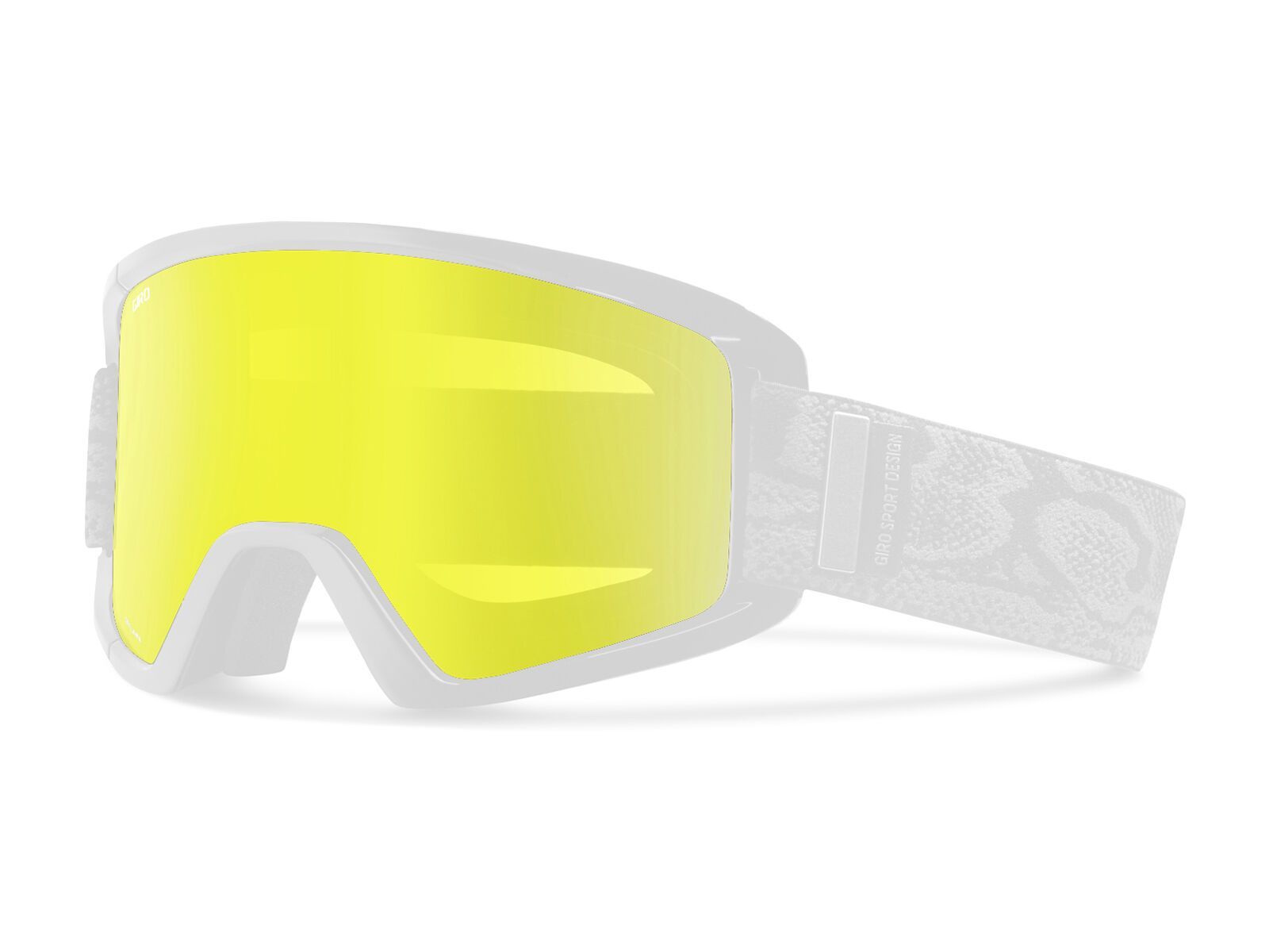 Giro Dylan + Spare Lens, black snake/amber gold+yellow - Bild 2