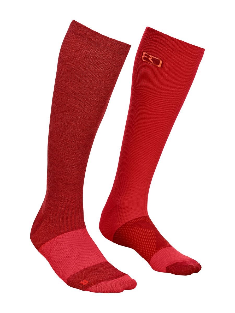 Ortovox Merino Tour Compression Socks W, dark blood - Bild 1