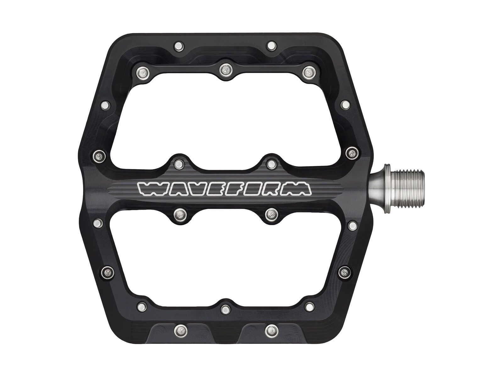 Wolf Tooth Waveform Aluminium Pedals - Small black PDL-WF-SM-BLK