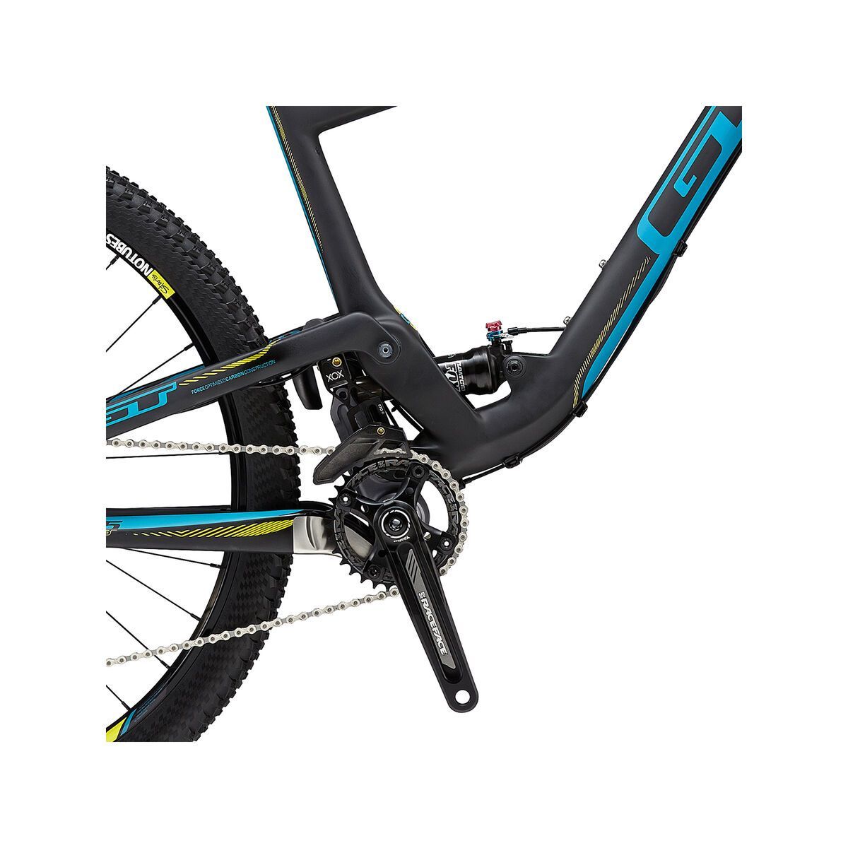 GT Helion Carbon Pro 27.5, matte black/blue - Bild 3