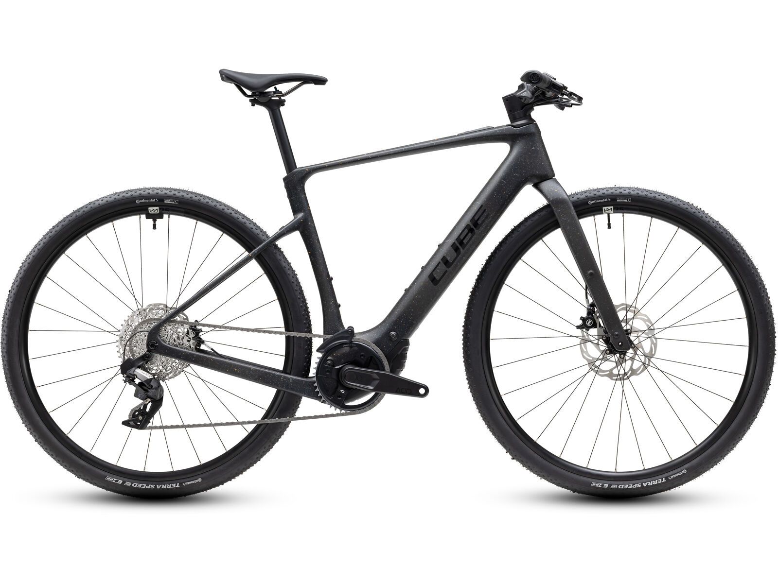 Cube Nulane Hybrid C:62 SLX 400X, mineralblack´n´orange - Bild 1