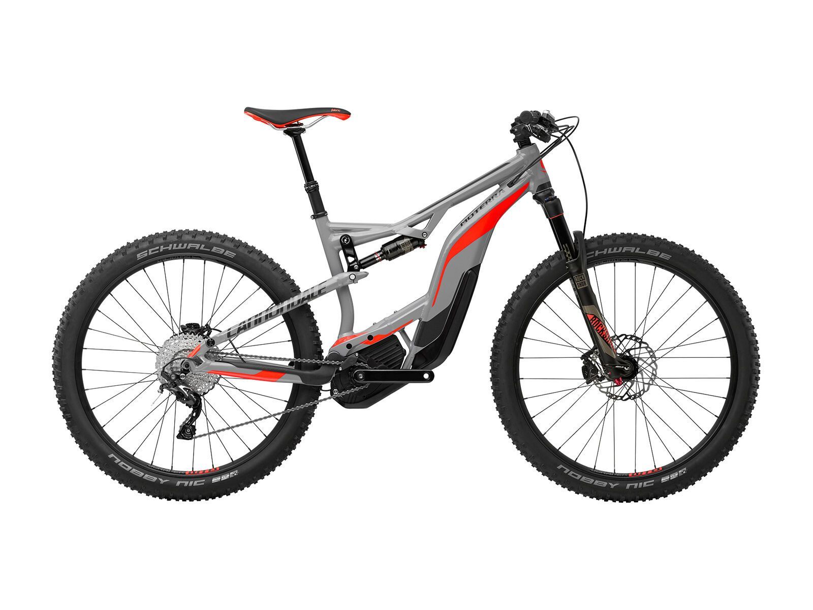 Cannondale Moterra 2, stealth grey w/ hazard orange and anthracite grey, gloss - GRY - Bild 1