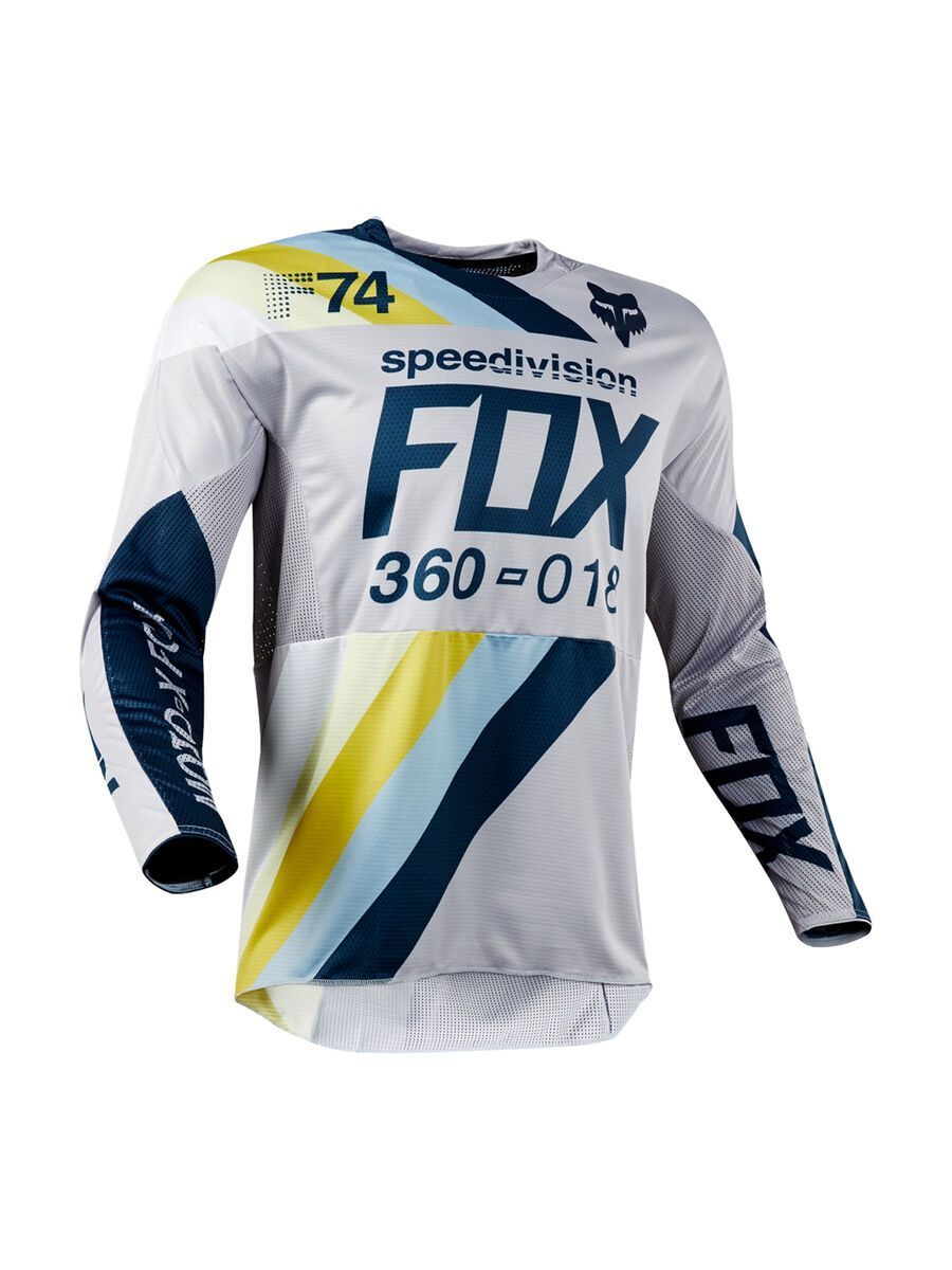 Fox 360 Draftr Jersey, light grey - Bild 2
