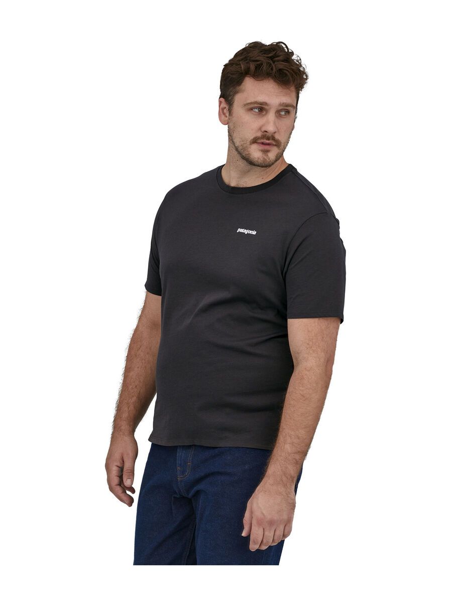 Patagonia Men's P-6 Mission Organic T-Shirt, ink black - Bild 5