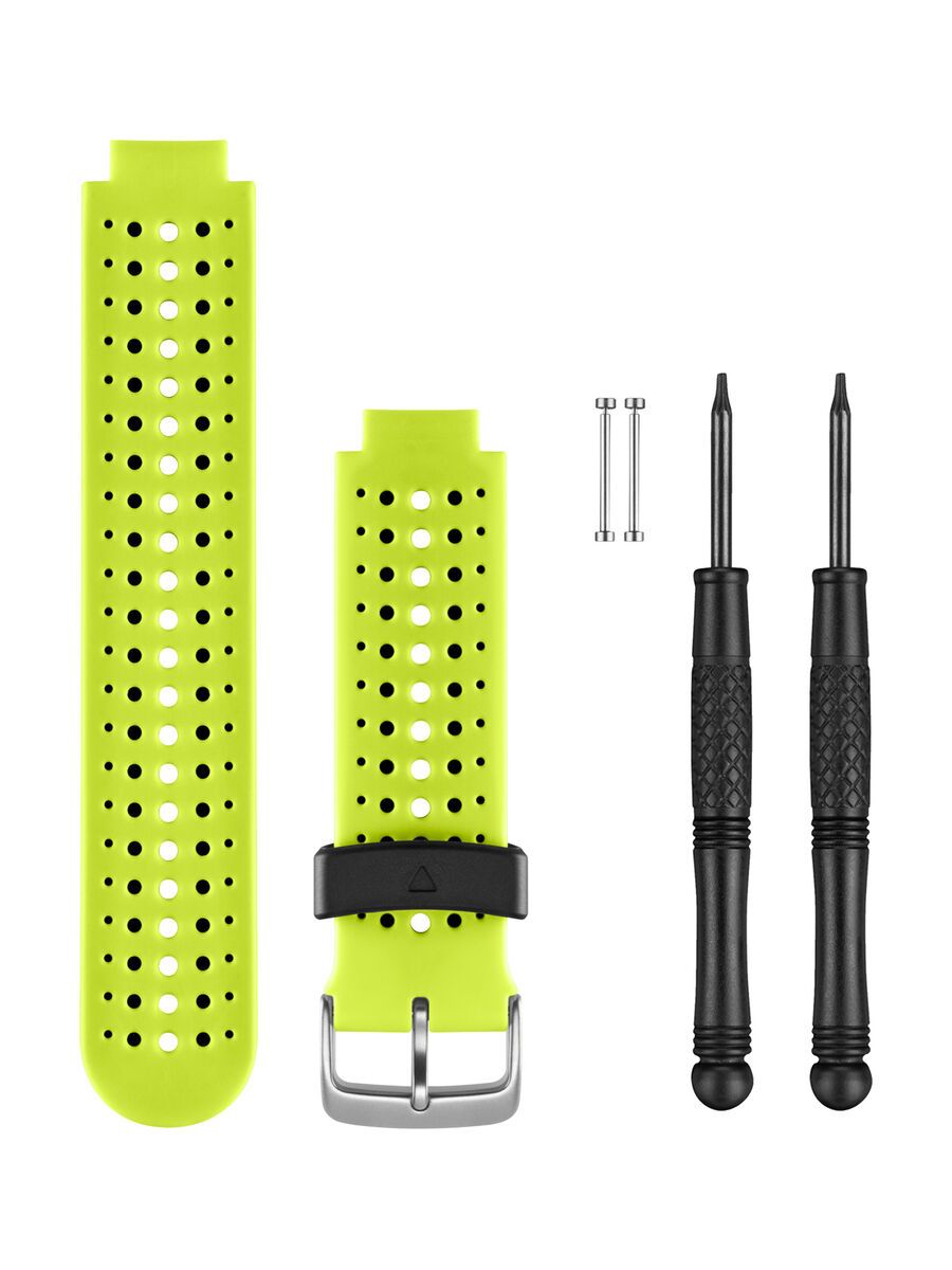 Garmin Forerunner 230, 235, 630 Ersatzarmband, gelb/schwarz - Bild 1