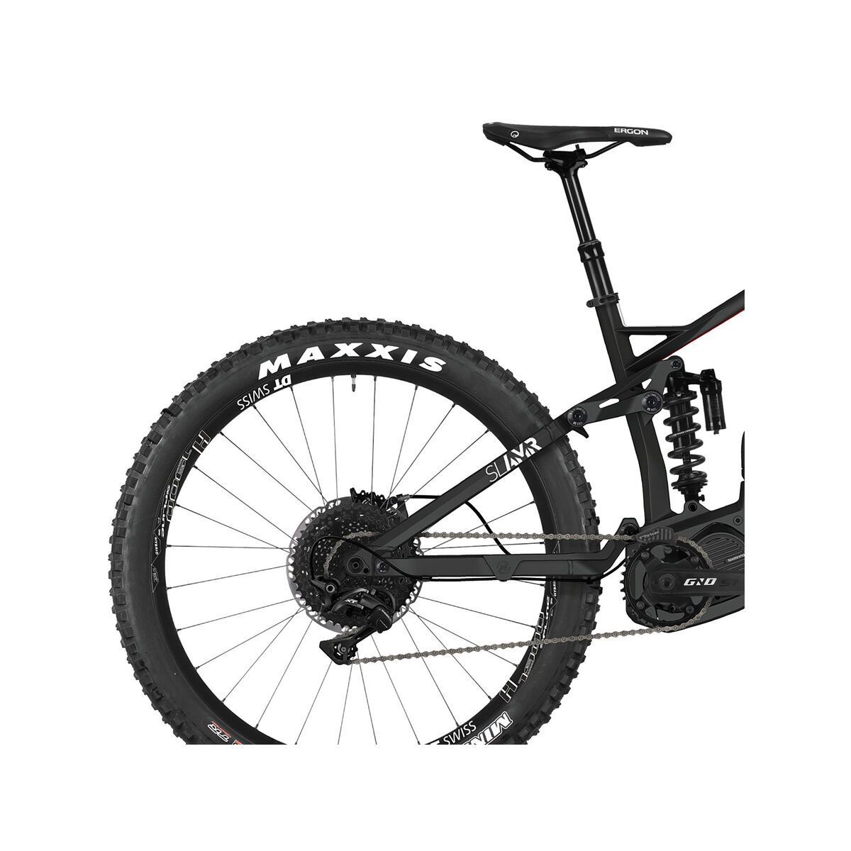 Ghost Hybride SL AMR S4.7+ LC, titanium grey/star white/riot red - Bild 5