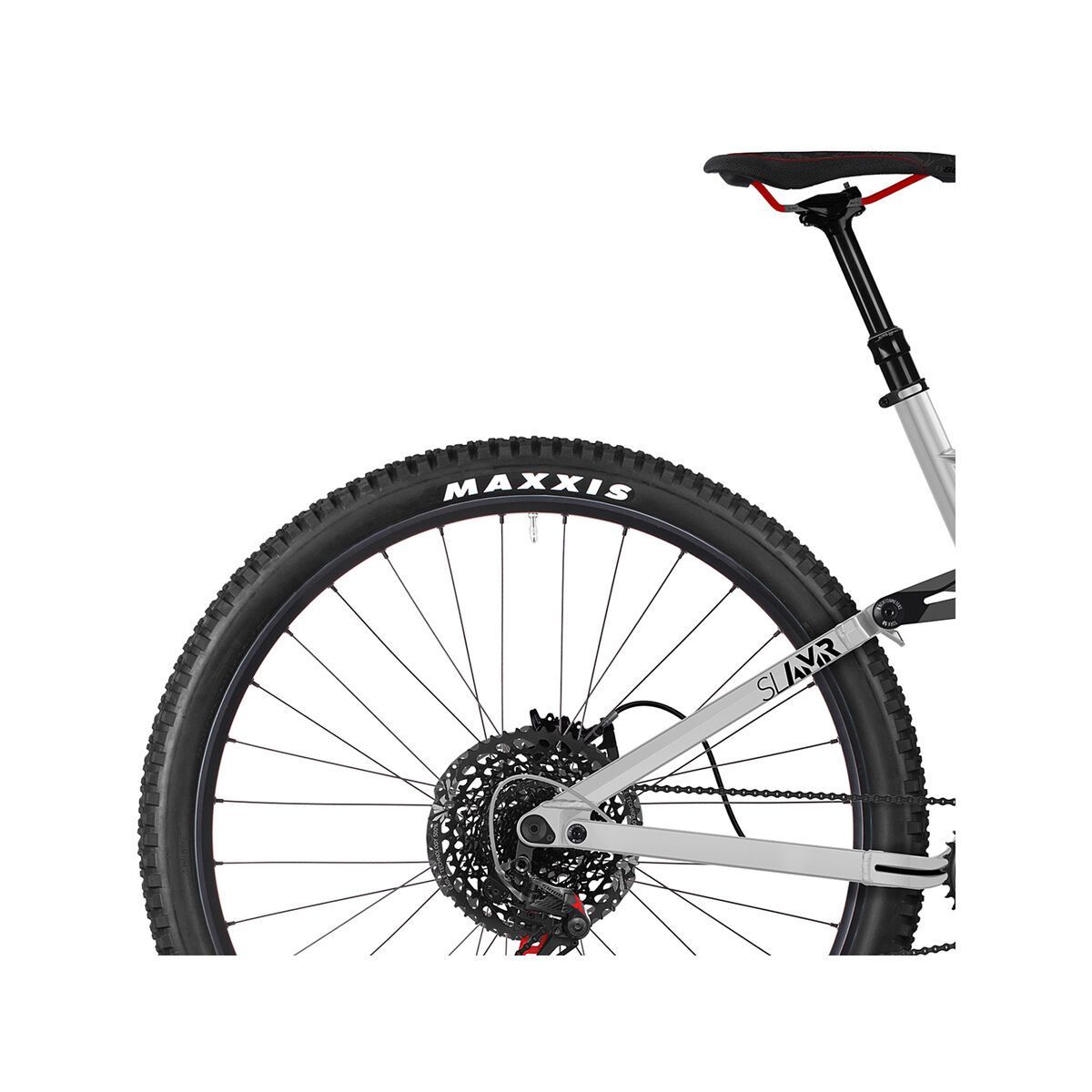 Ghost SL AMR 9.9 LC, iridium silver/jet black/riot red - Bild 6