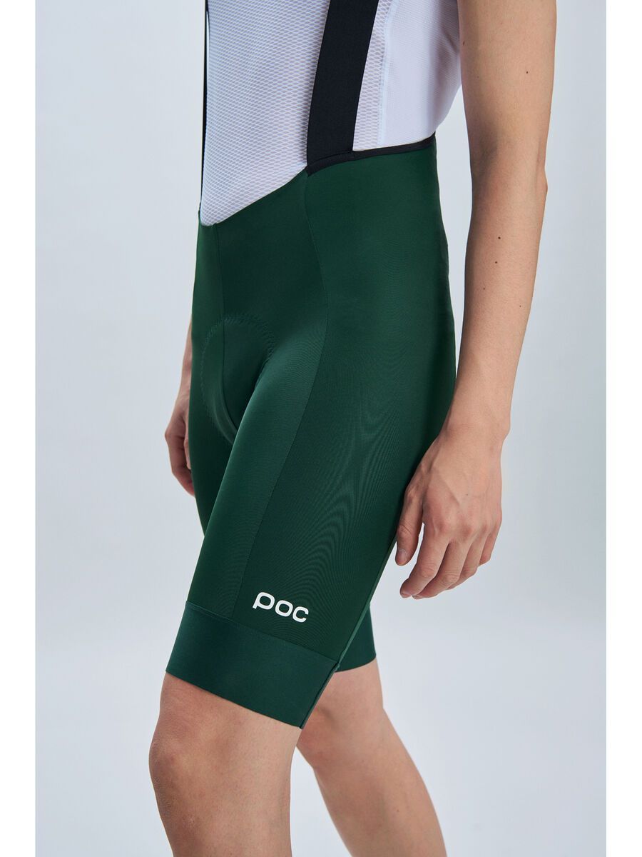 POC M's Cadence Bib Shorts, pargasite green - Bild 6