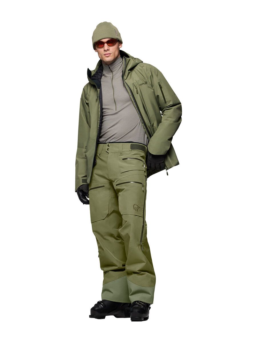 Norrona lofoten Gore-Tex Insulated Pants M's, deep lichen green - Bild 7
