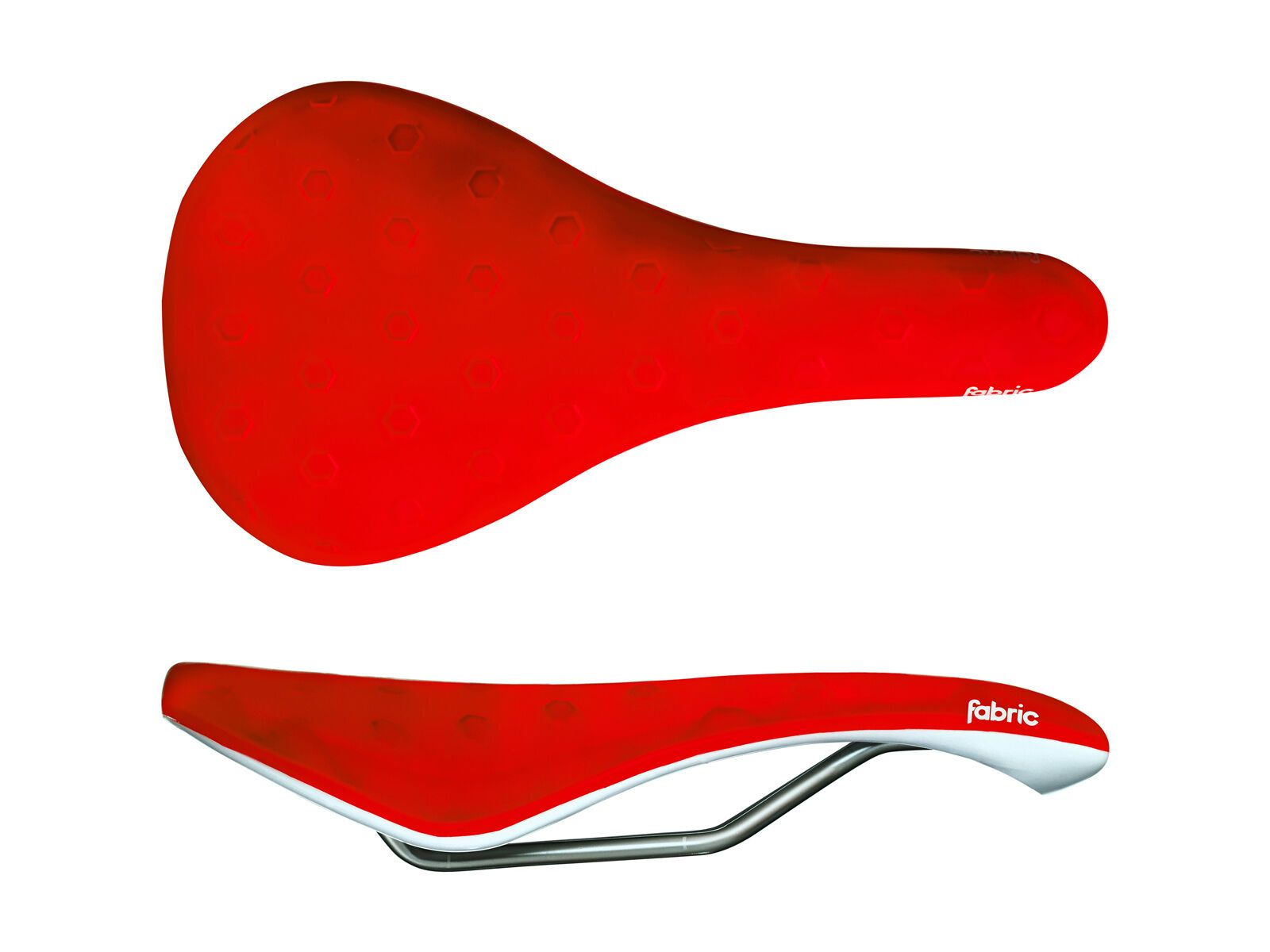 Fabric Cell Elite Radius Saddle - 155 mm, red/white - Bild 3