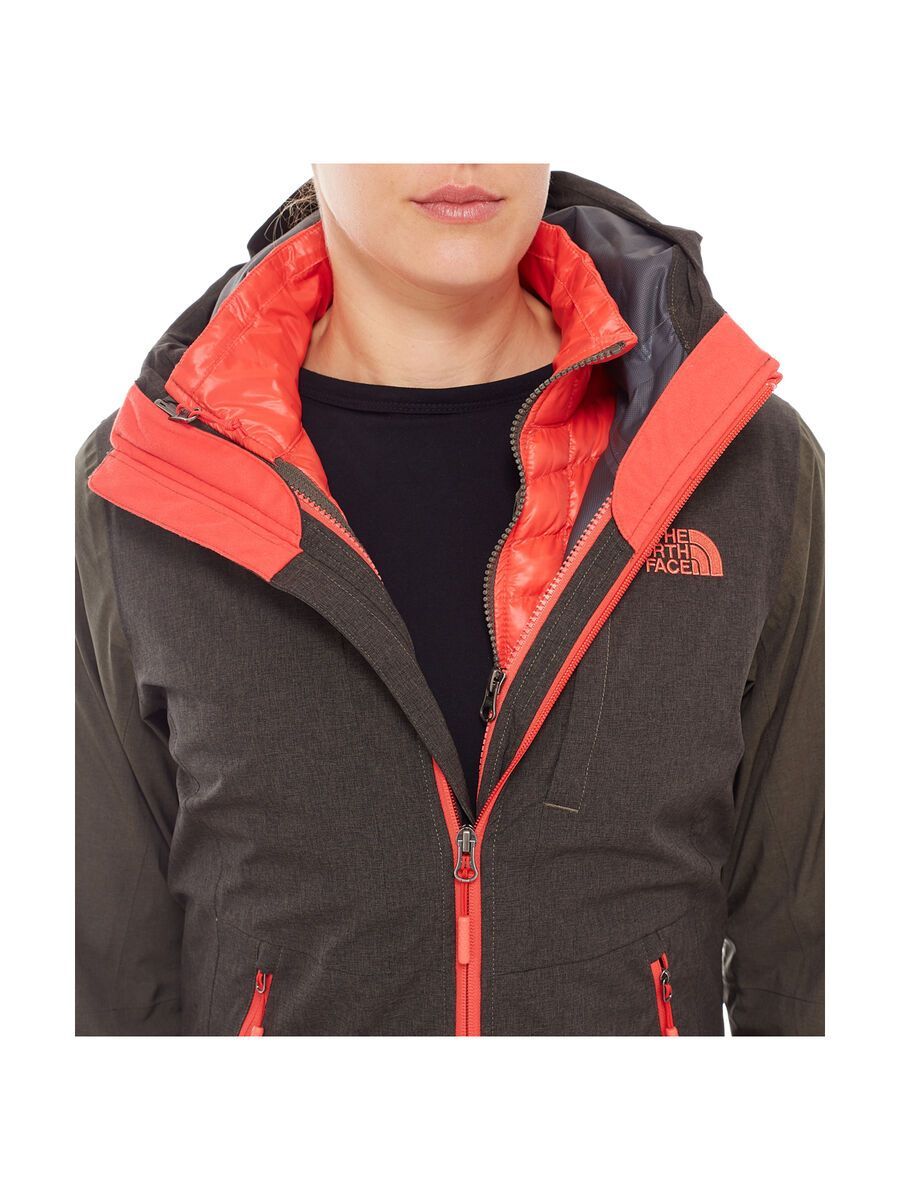 The North Face Womens ThermoBall Triclimate Jacket, new taupe green heather/new taupe green - Bild 4