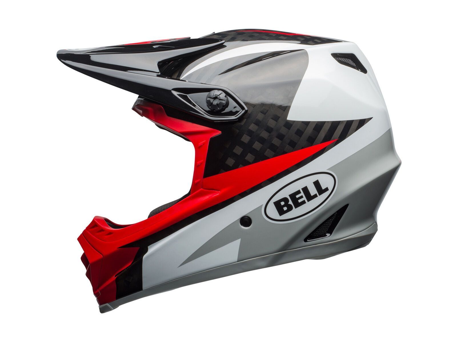 Bell Full-9, gloss white/black/hibiscus rio - Bild 2