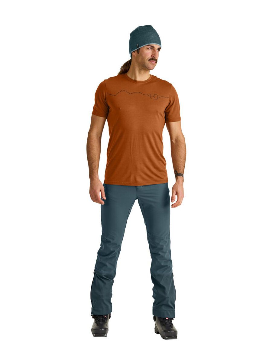 Ortovox Merino Naturtec Light Col Becchei Pants M, dark arctic grey - Bild 3