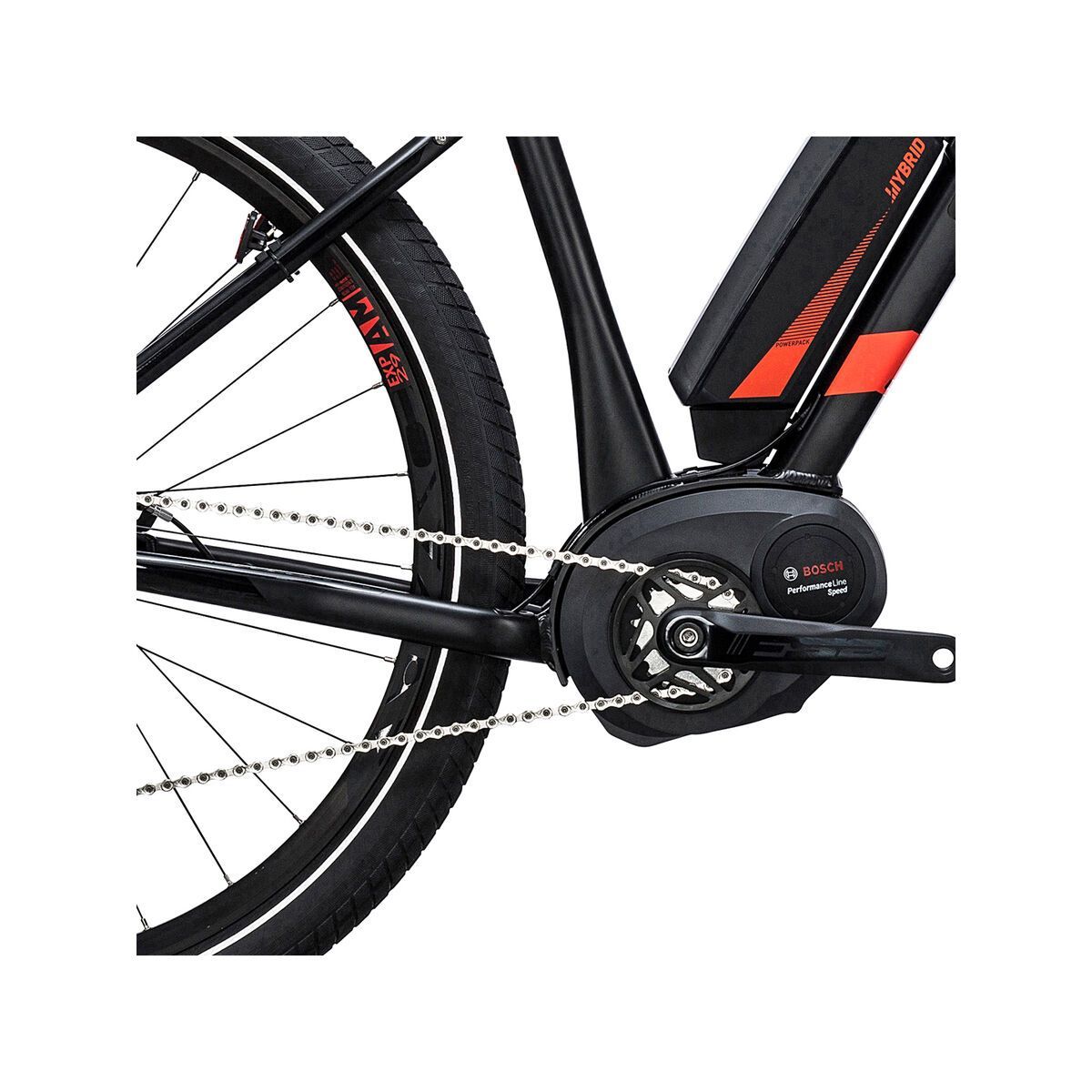 Cube SUV Hybrid 45 SL 500 29, black´n´flashred - Bild 3