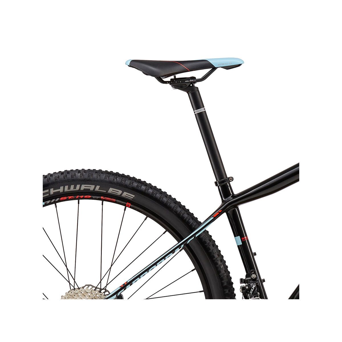 Cannondale F-Si Carbon Women's 2, jet black w/ acid red and atmosphere blue, gloss - BLK - Bild 5