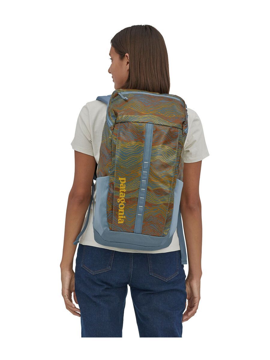 Patagonia Black Hole Pack Rock Cycle Multi Big 25L, light plume grey - Bild 3