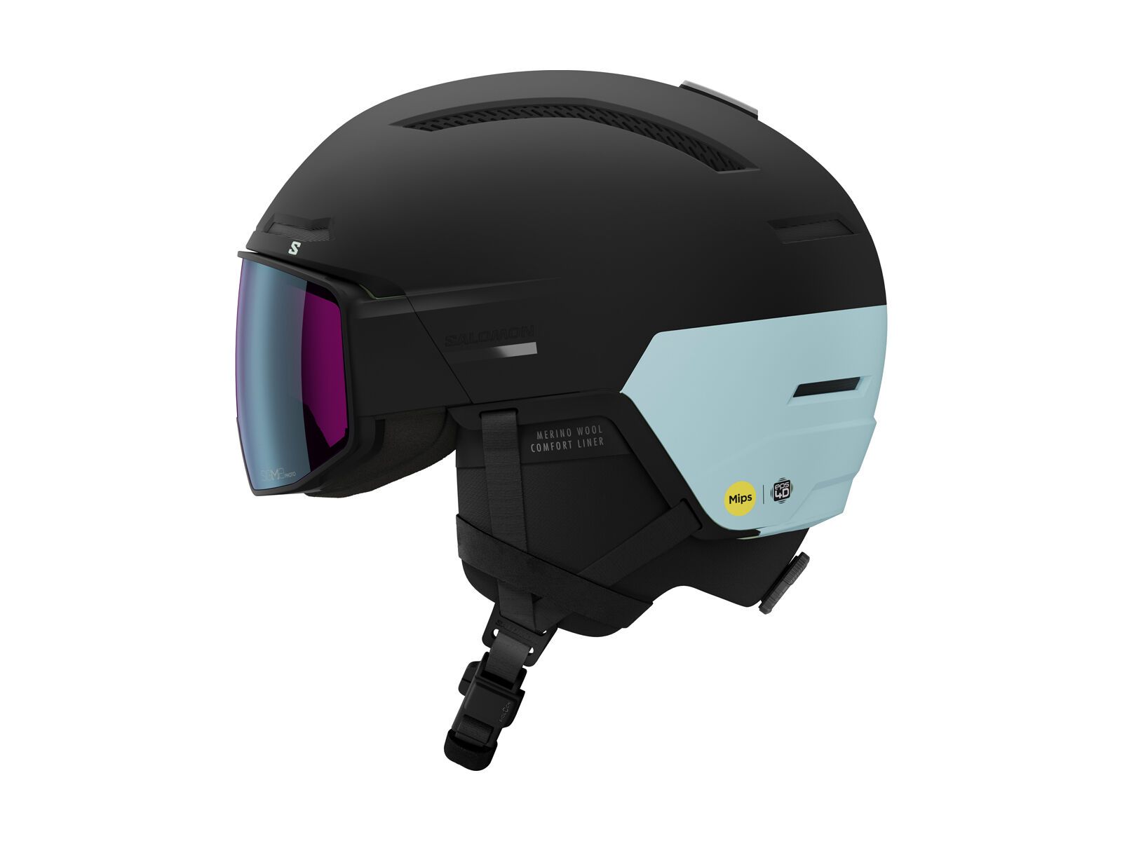 Salomon Driver Prime MIPS, Sigma Photo Sky Blue / black/white moss - Bild 6