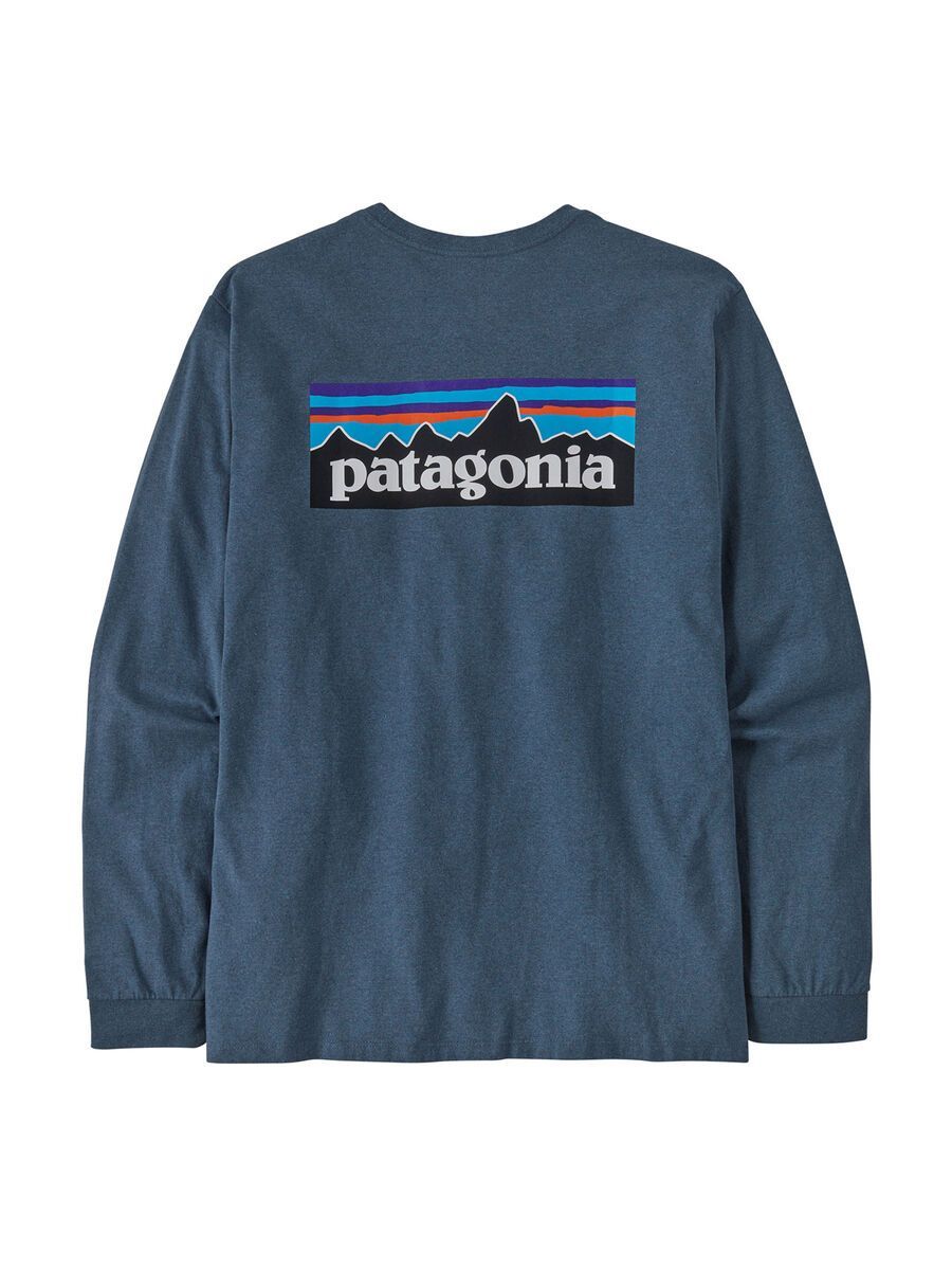 Patagonia Men's Long-Sleeved P-6 Logo Responsibili-Tee, utility blue - Bild 2